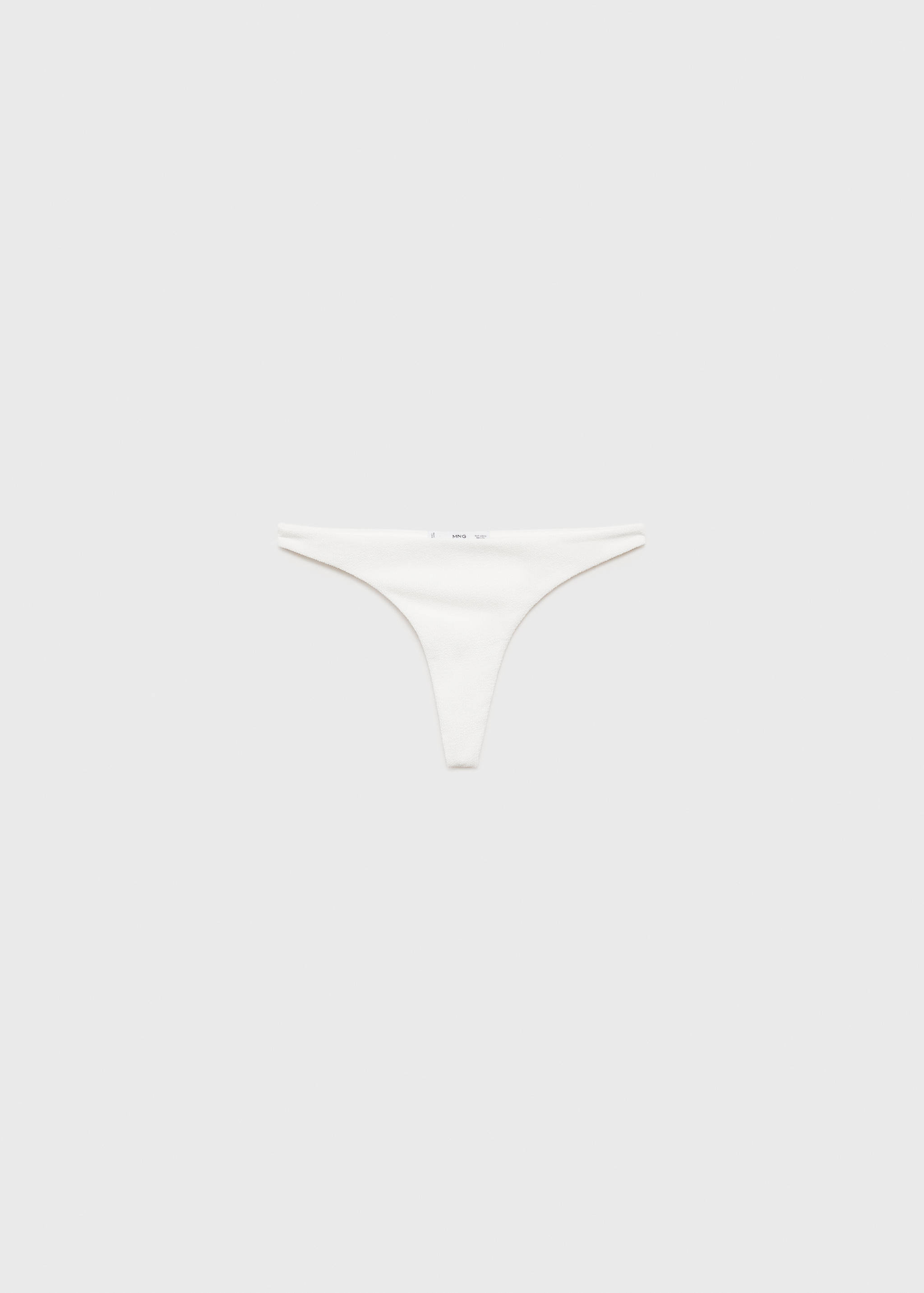 Textured Brazilian bikini bottoms - Article without model