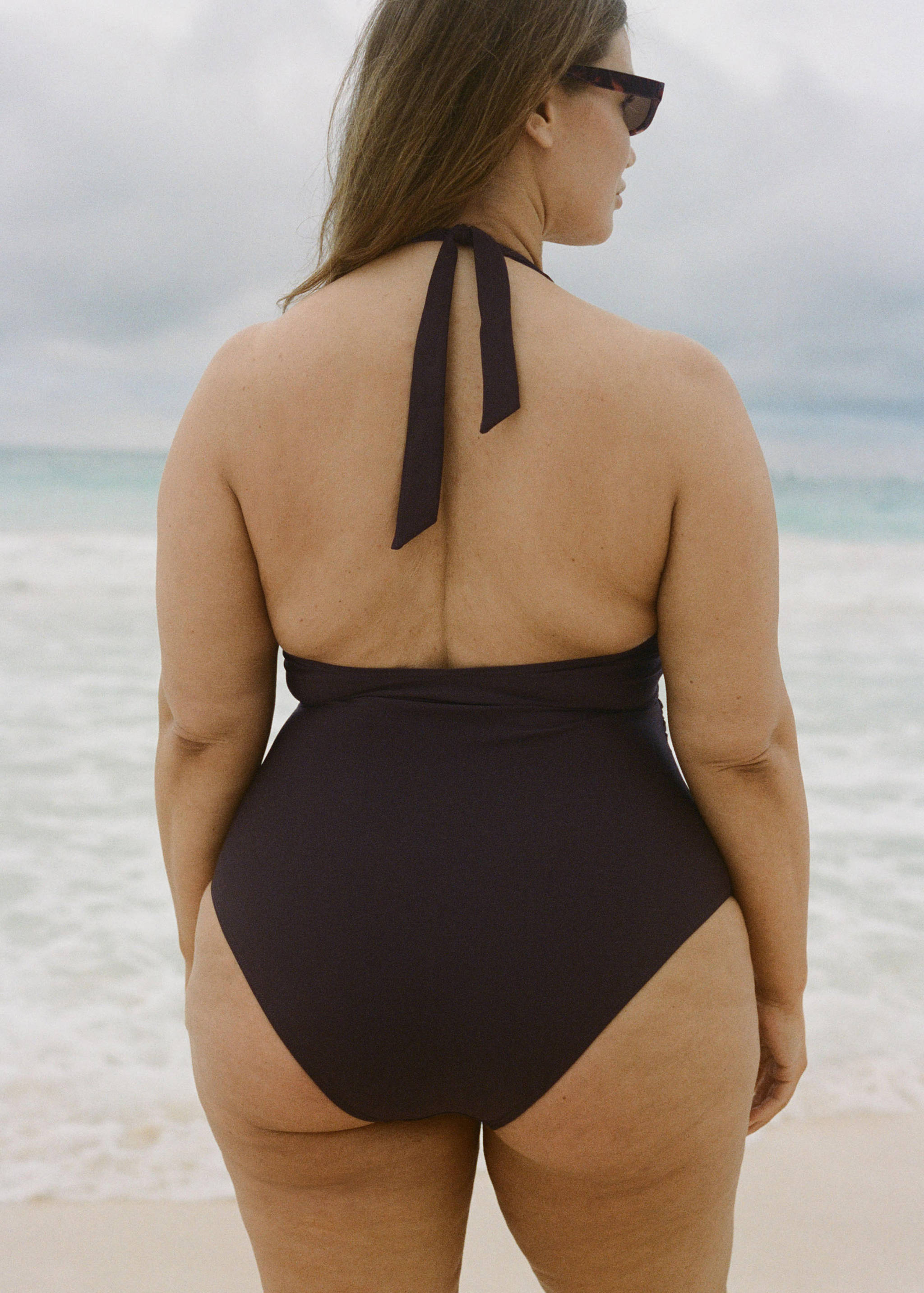 Maillot de bain emmanchures américaines drapé - Détail de l'article 4