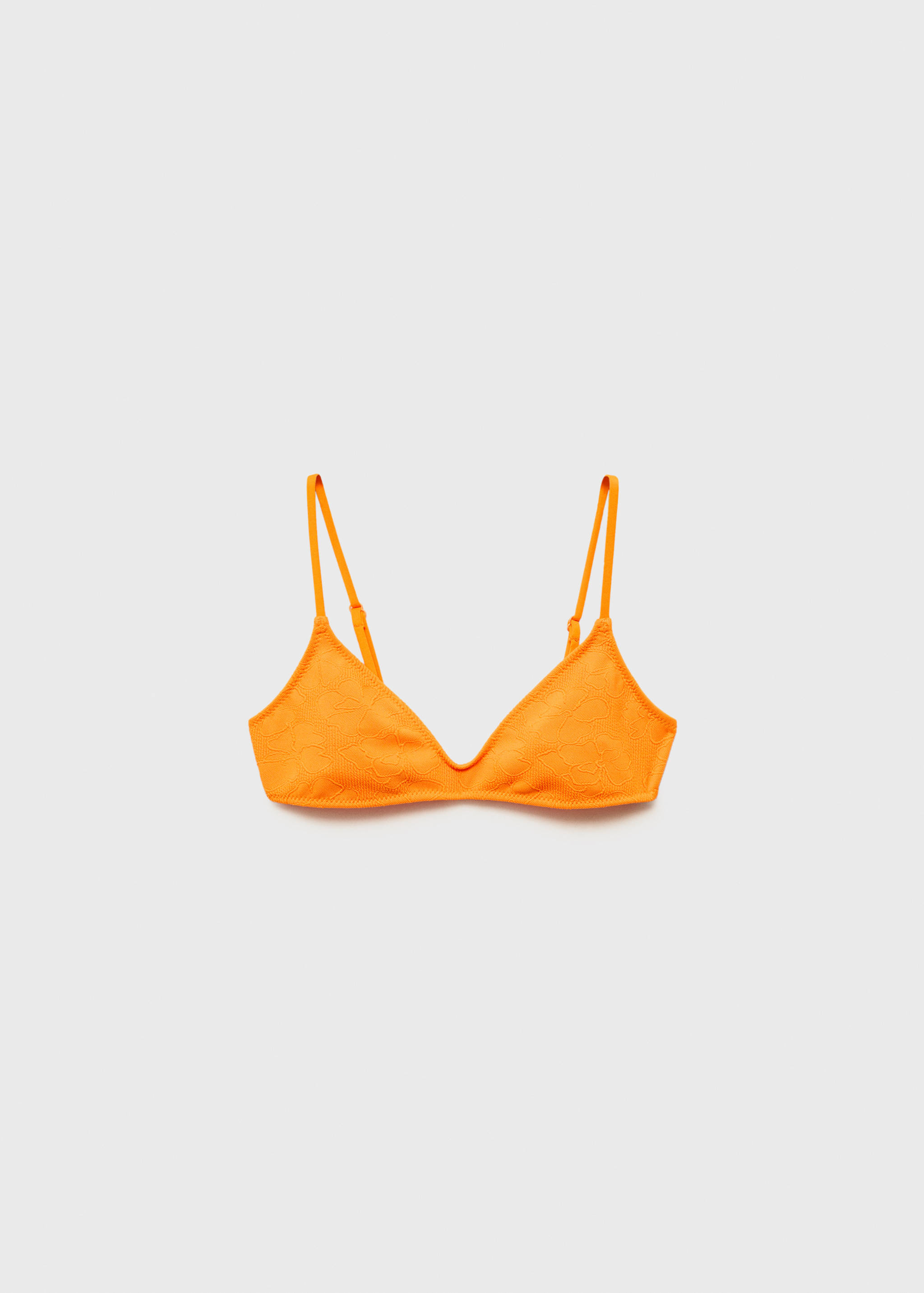 Haut bikini jacquard à fleurs - Article sans modèle