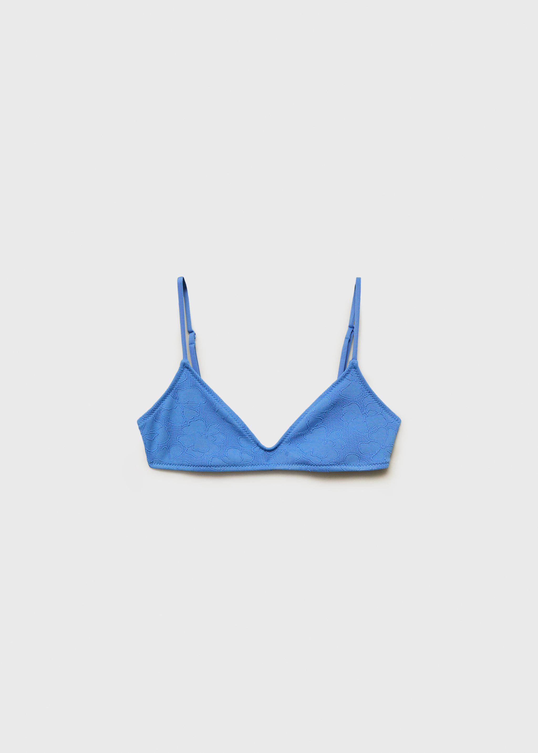 Haut bikini jacquard à fleurs - Article sans modèle