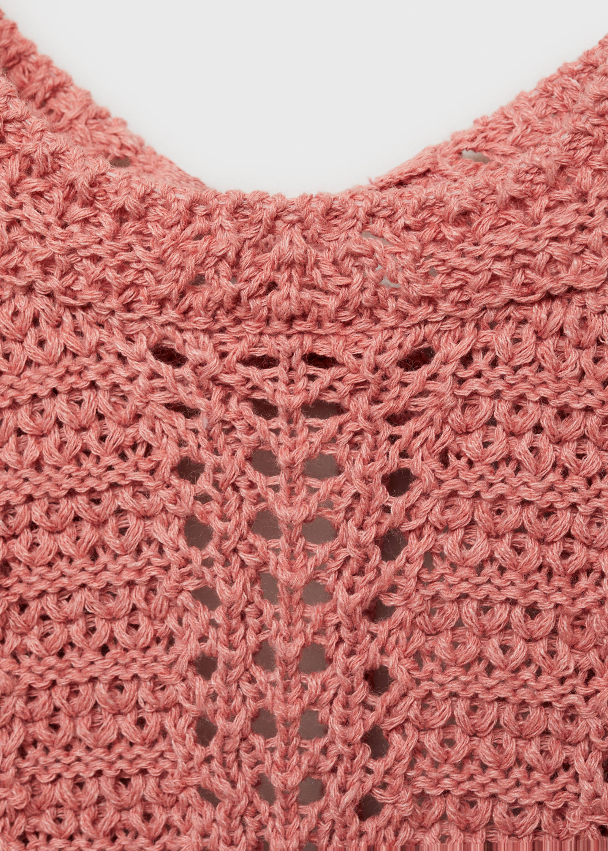 Openwork knit top - Details of the article 8