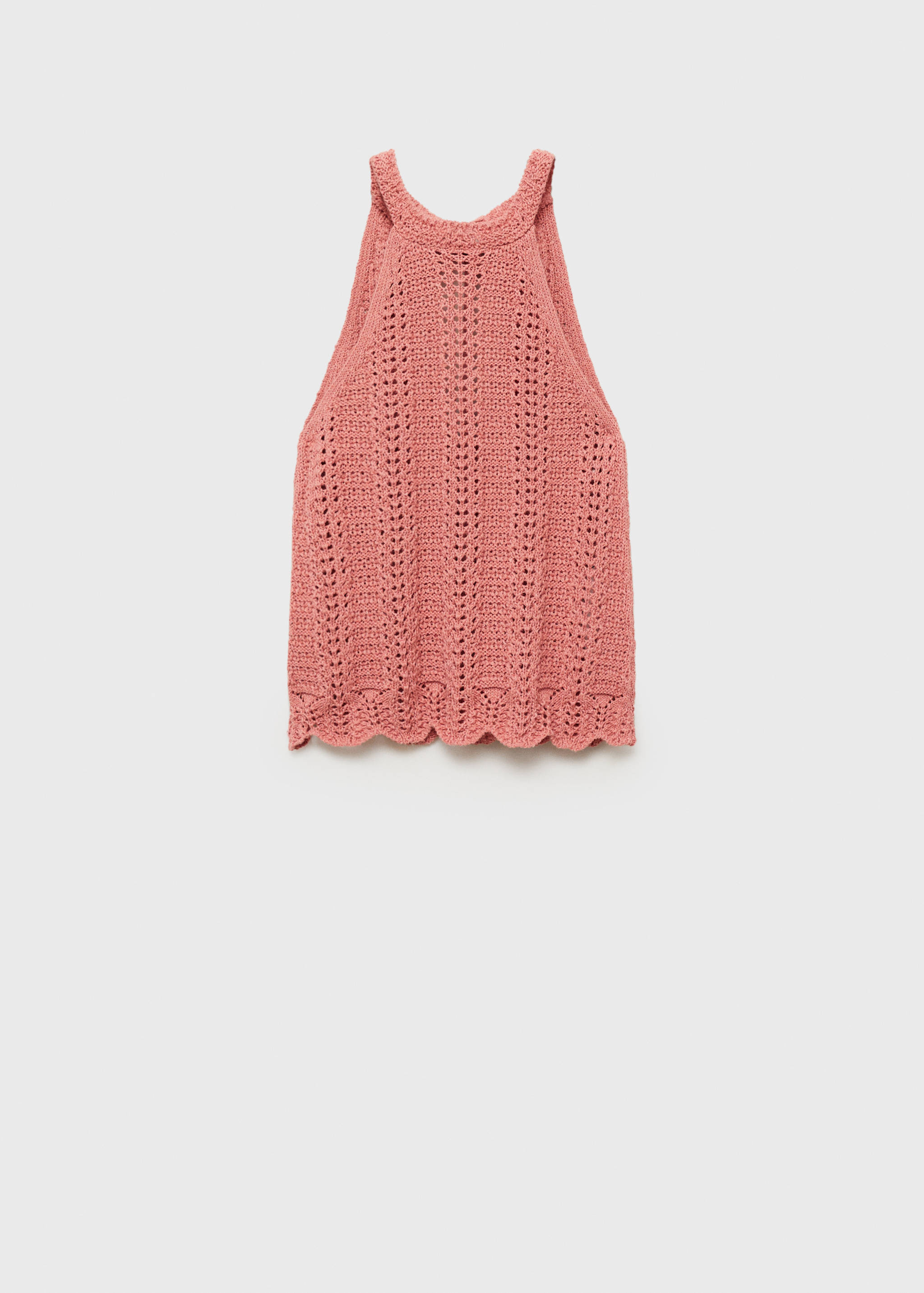 Openwork knit top - Article without model