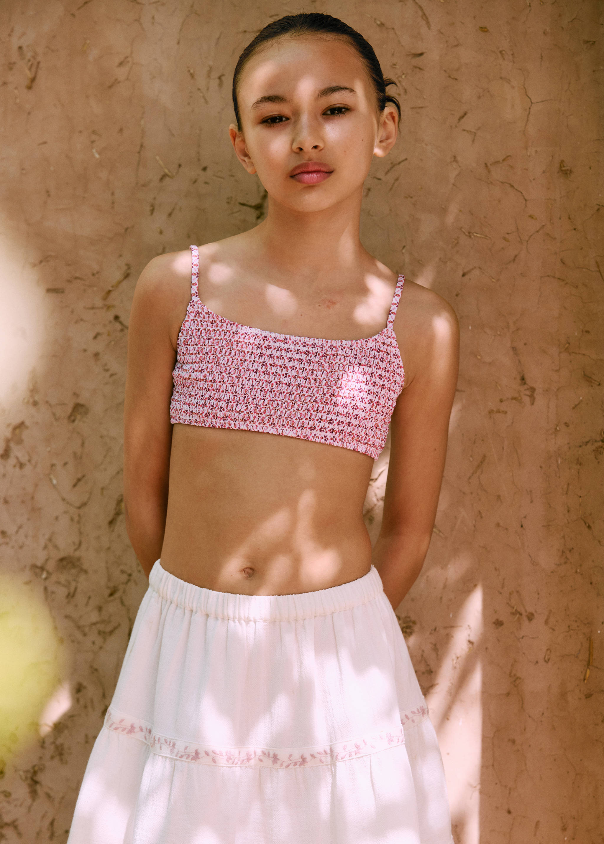 Gebloemde gerimpelde bikini - Detail van het artikel 5