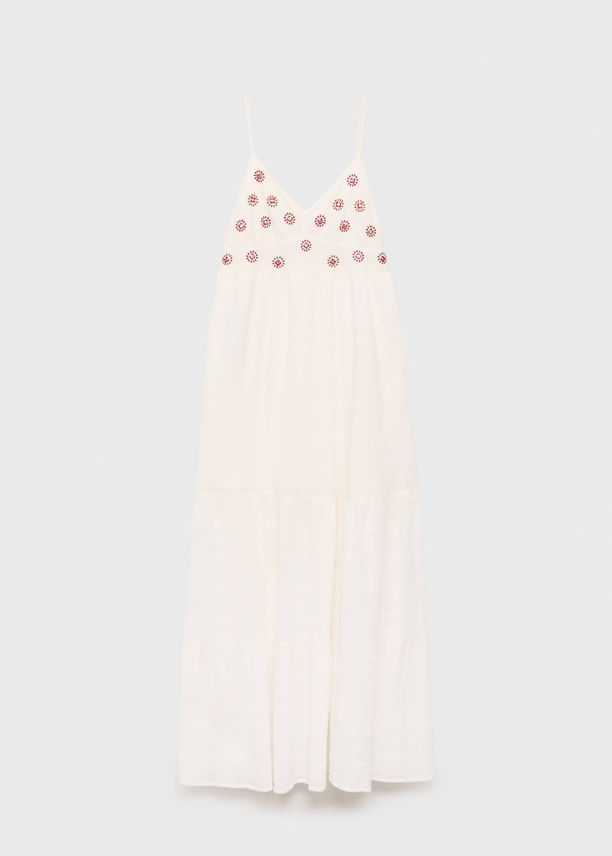 Embroidered dress with suns - Article without model