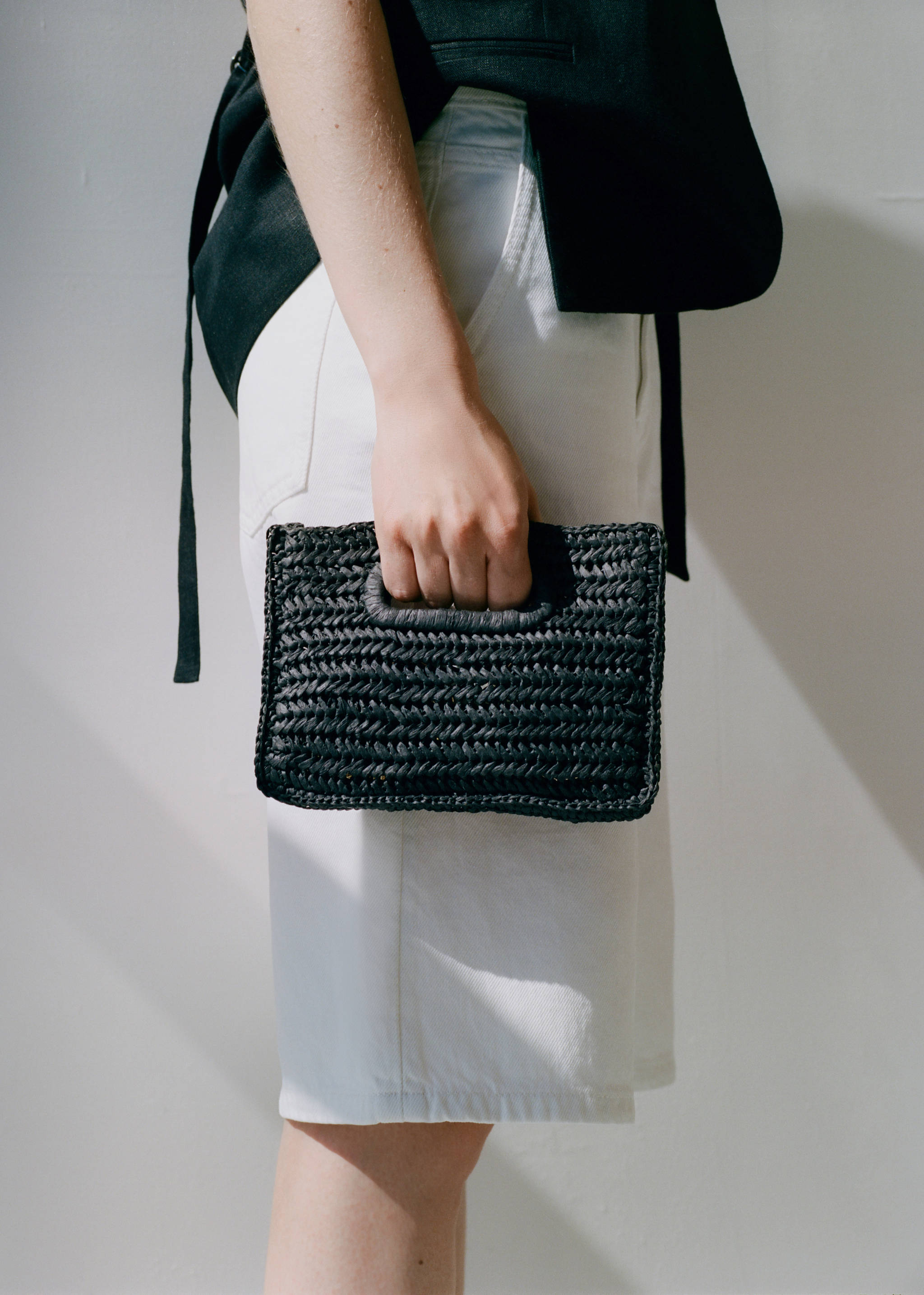 Clutch aus Naturfaser - Allgemeine Ansicht