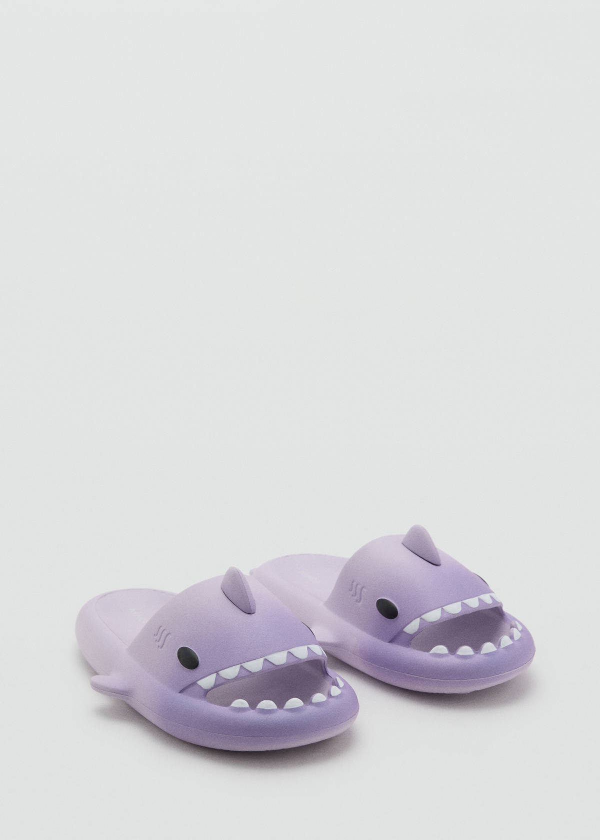 Shark-design flip-flops — Light/Pastel Purple