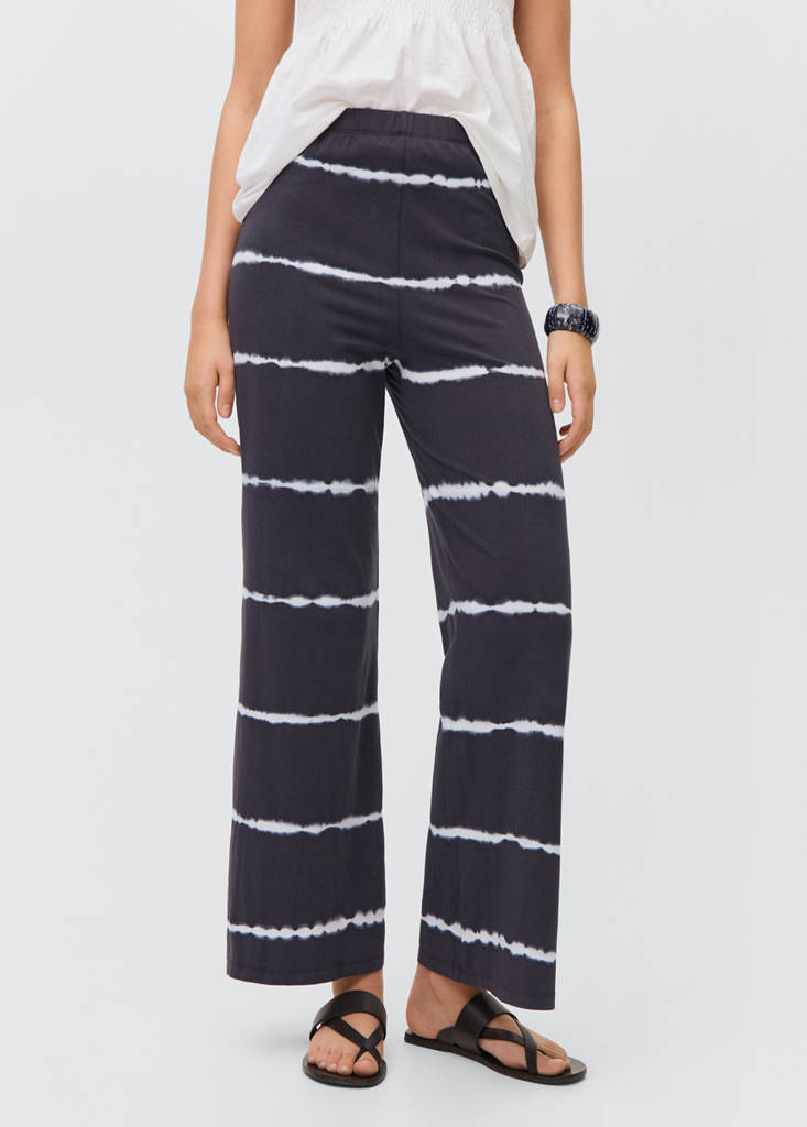Tie-dye leggings — Charcoal