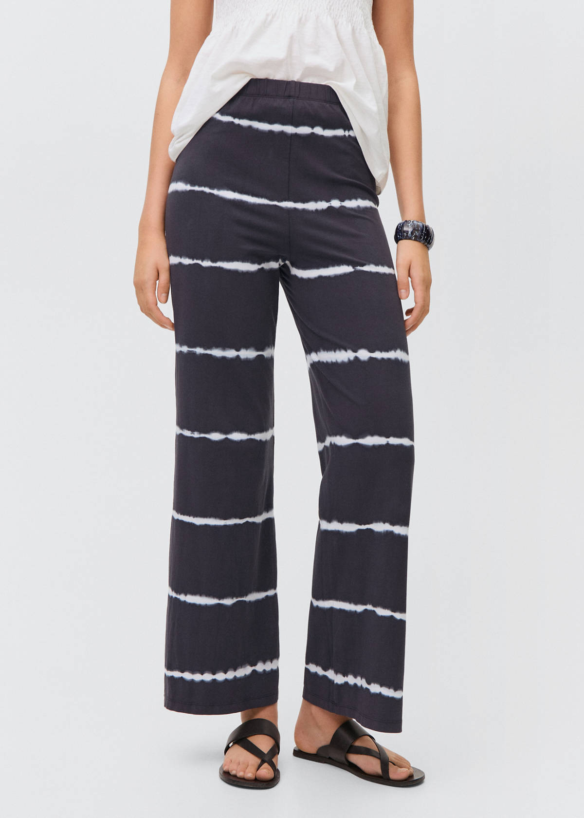 Tie-dye leggings — Charcoal