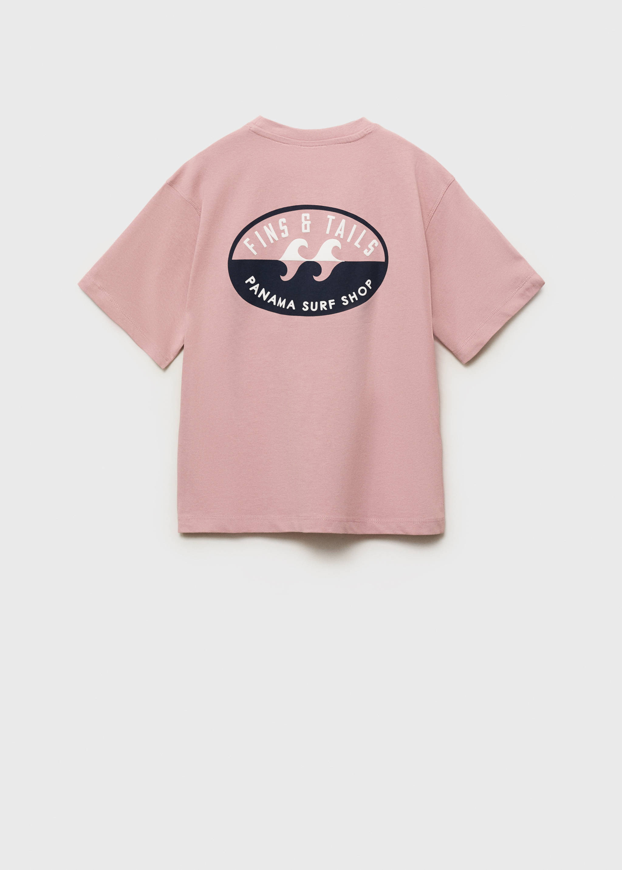 Short-sleeved t-shirt with message - Reverse of the article