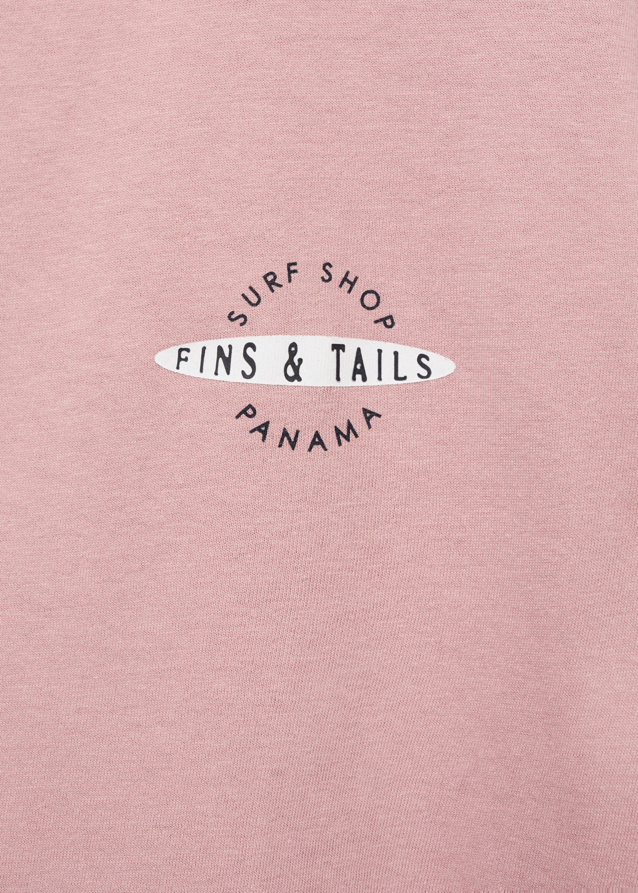 Short-sleeved t-shirt with message - Details of the article 8