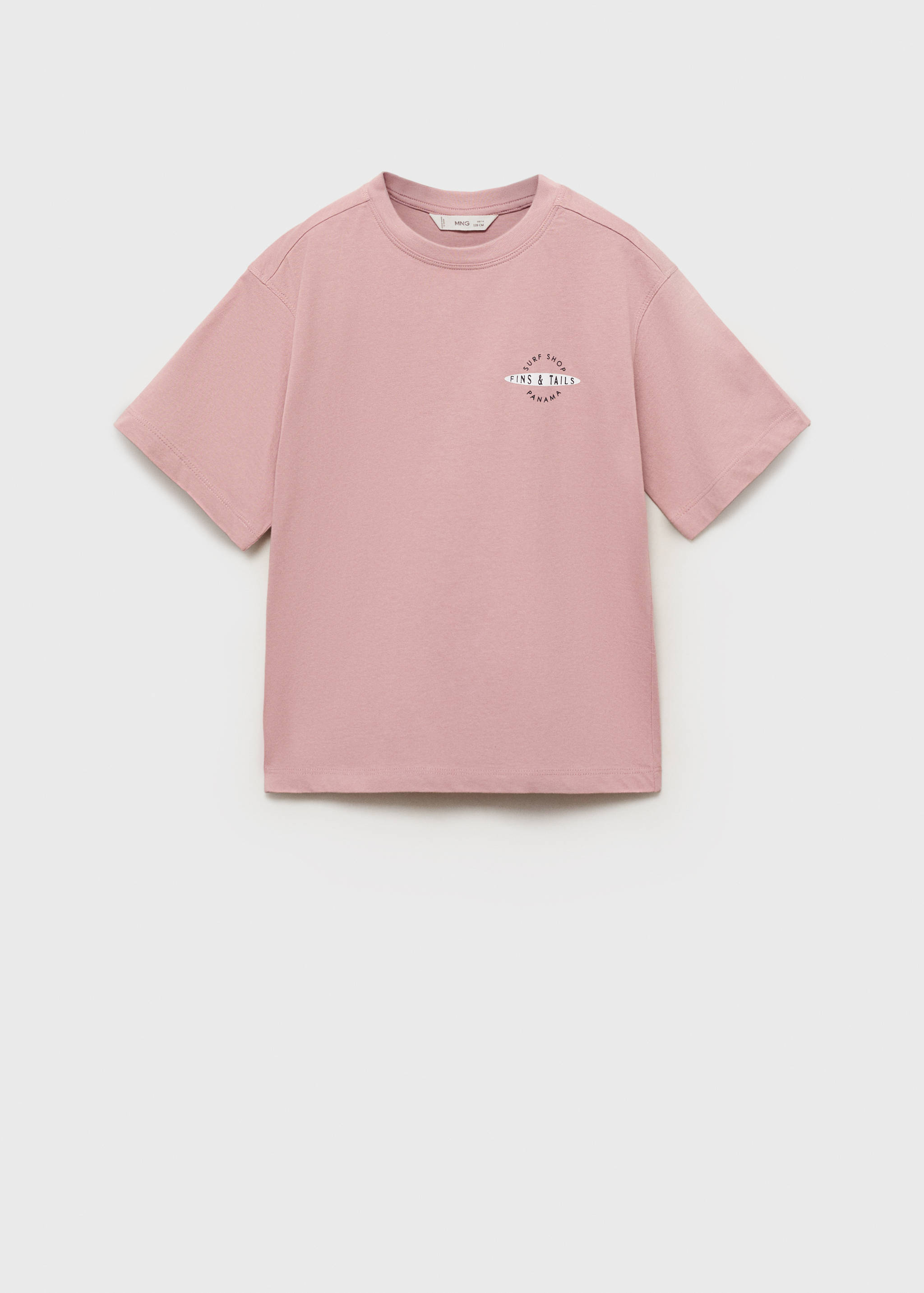 Short-sleeved t-shirt with message - Article without model