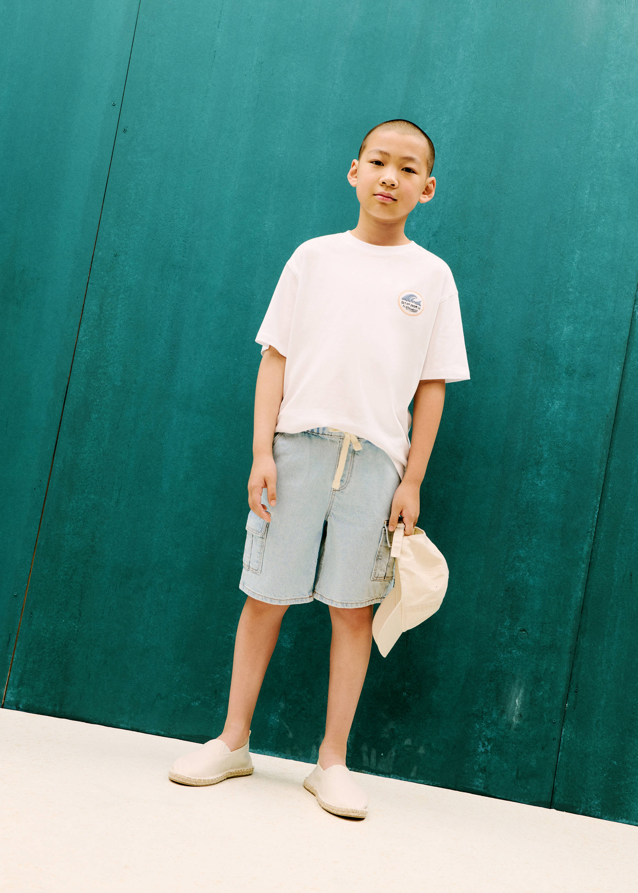 Bermudas vaqueras cargo - Plano general