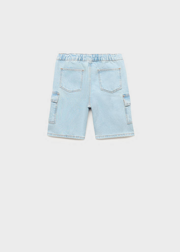 Denim cargo shorts - thumbnail 2