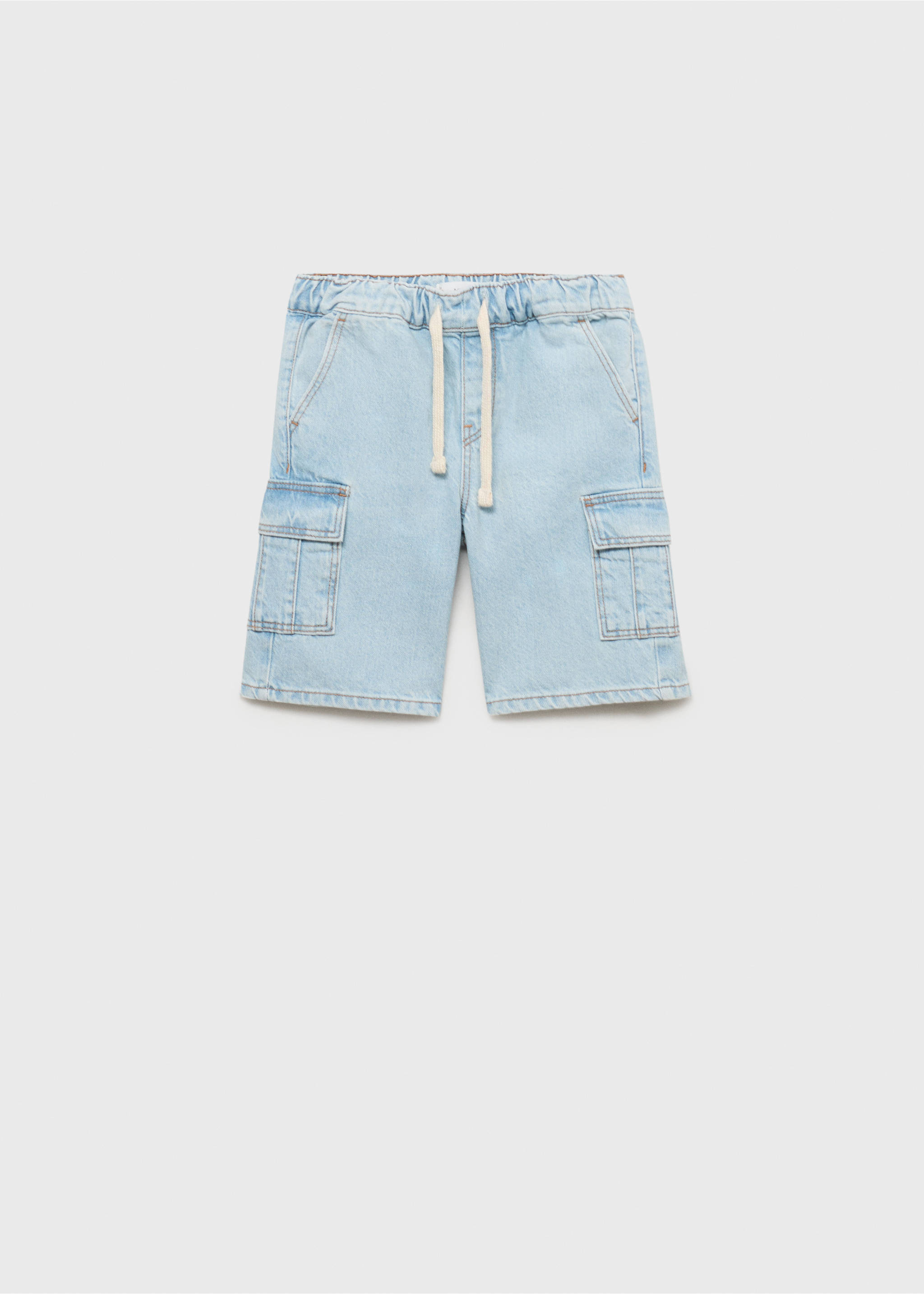 Bermudas vaqueras cargo - Artículo sin modelo, Azul claro. Ref: 87077691-00.