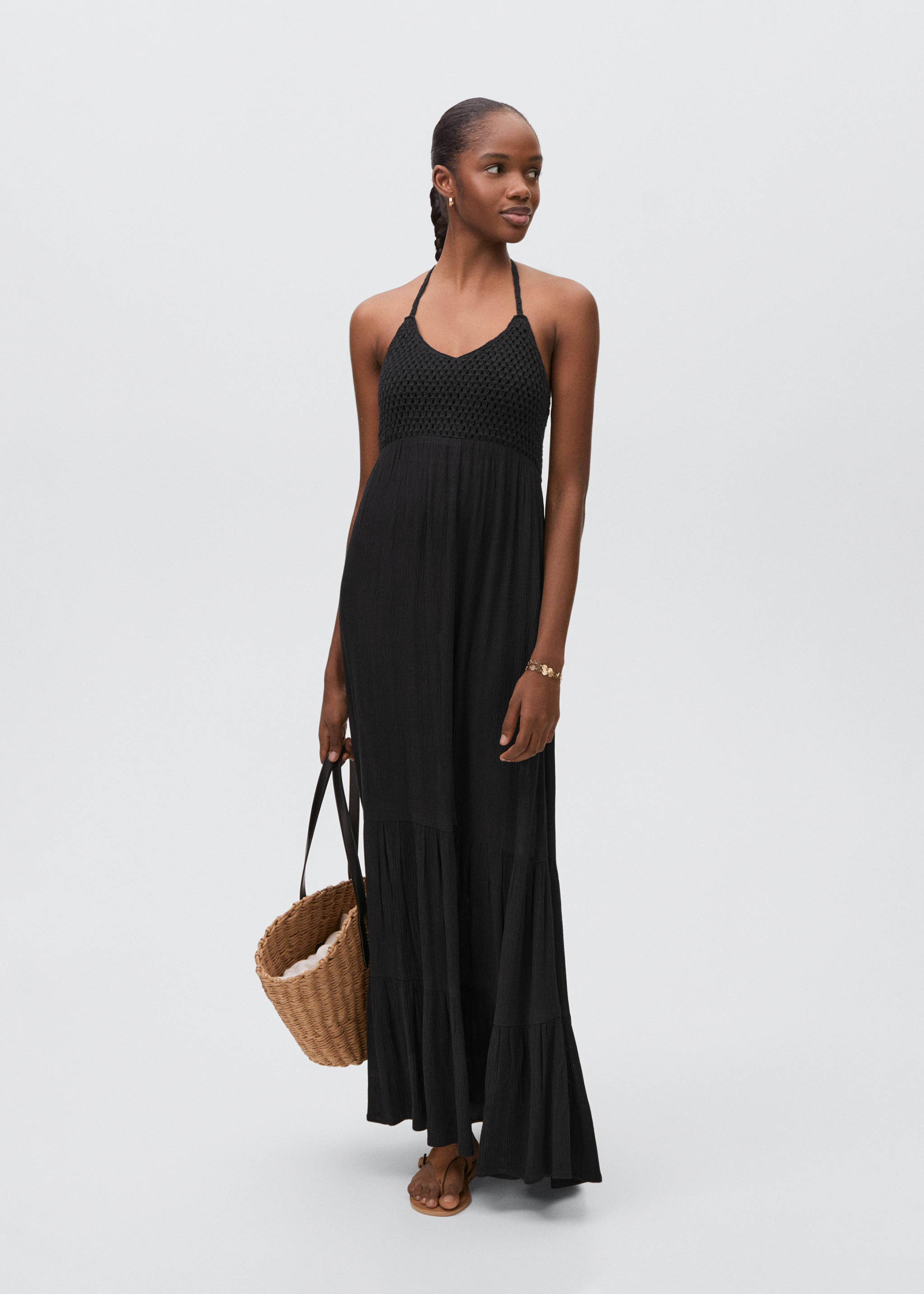 Crochet panel dress - General plane