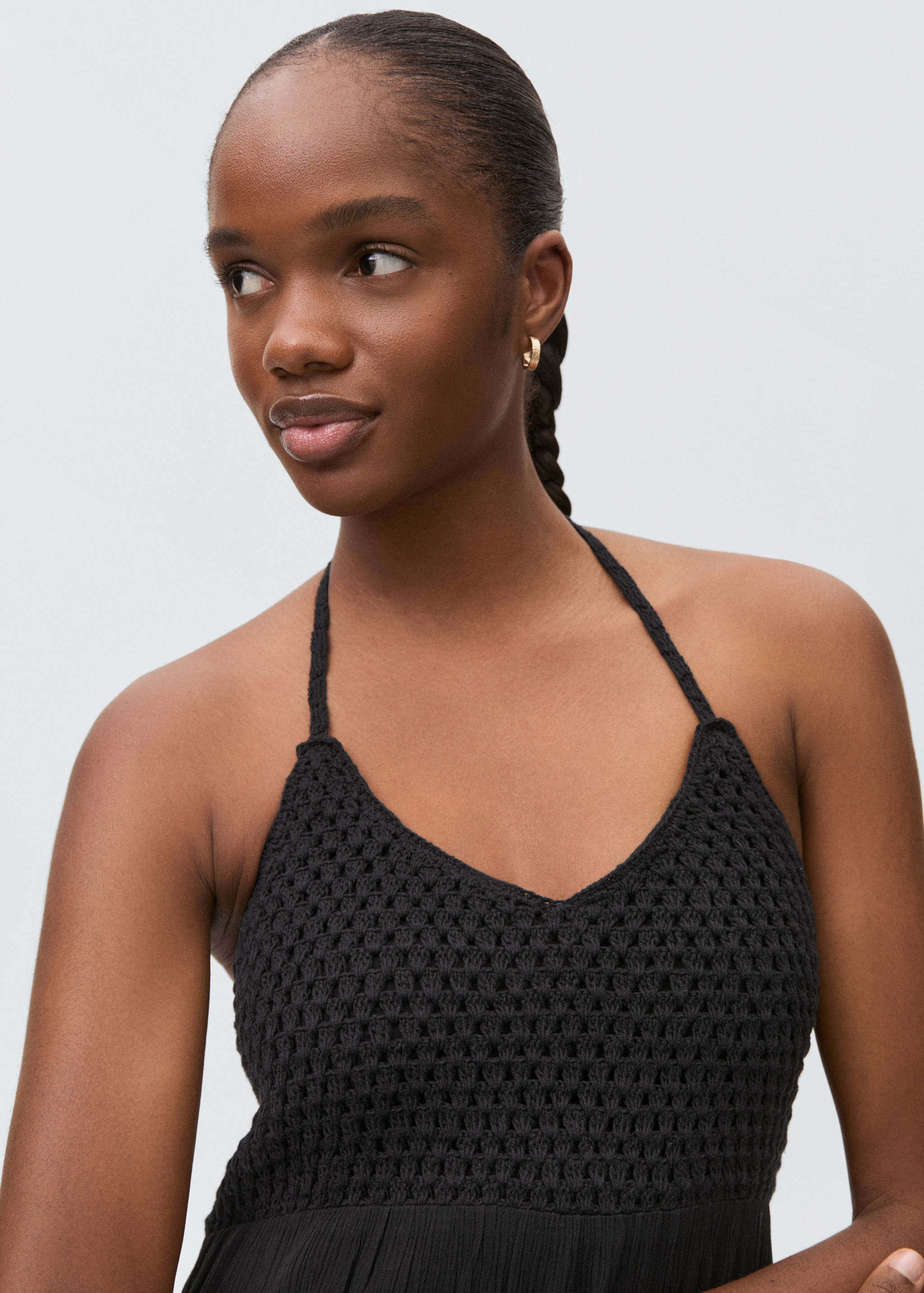 Crochet panel dress - Details of the article 1