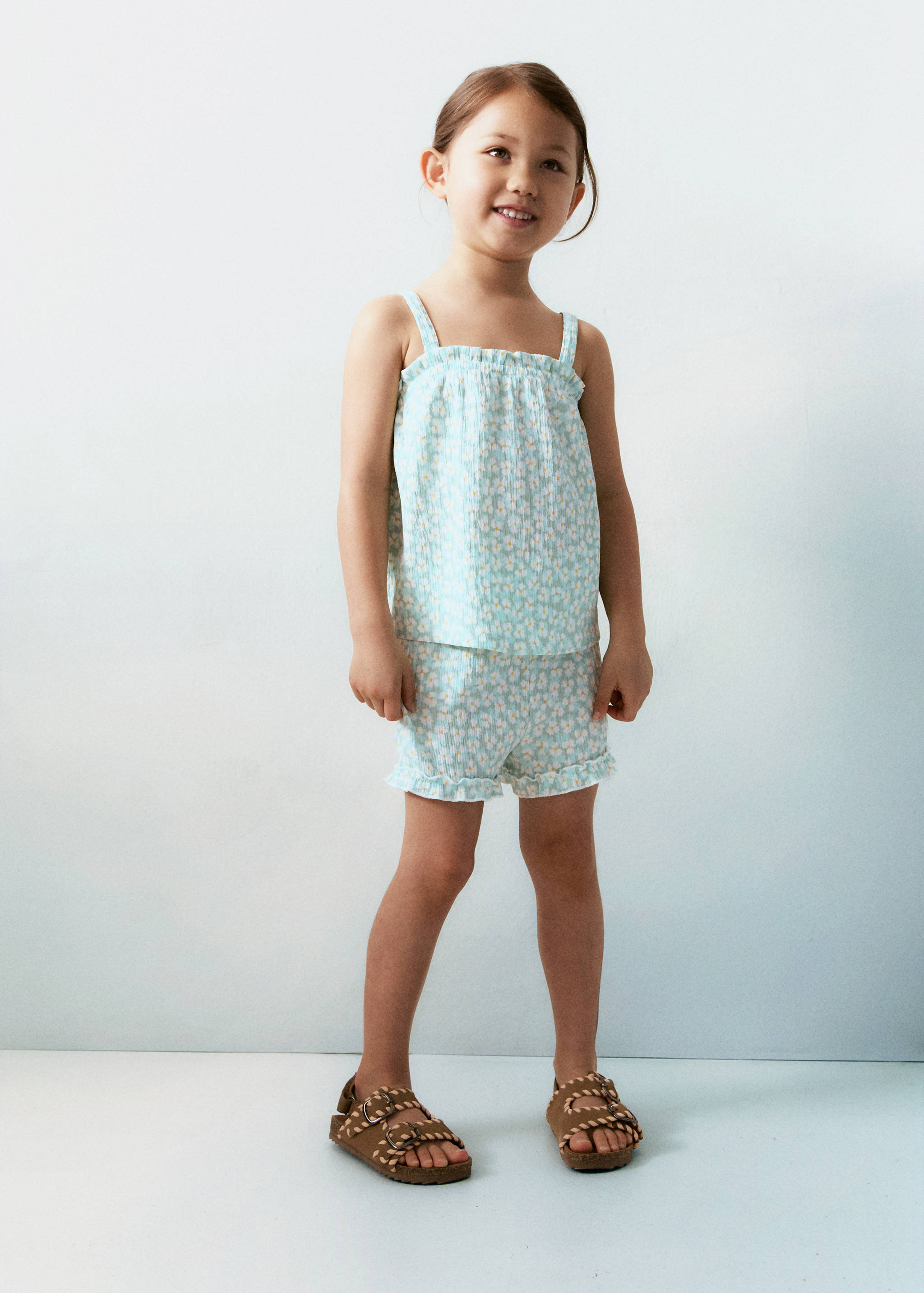 Floral-print shorts - Details of the article 5