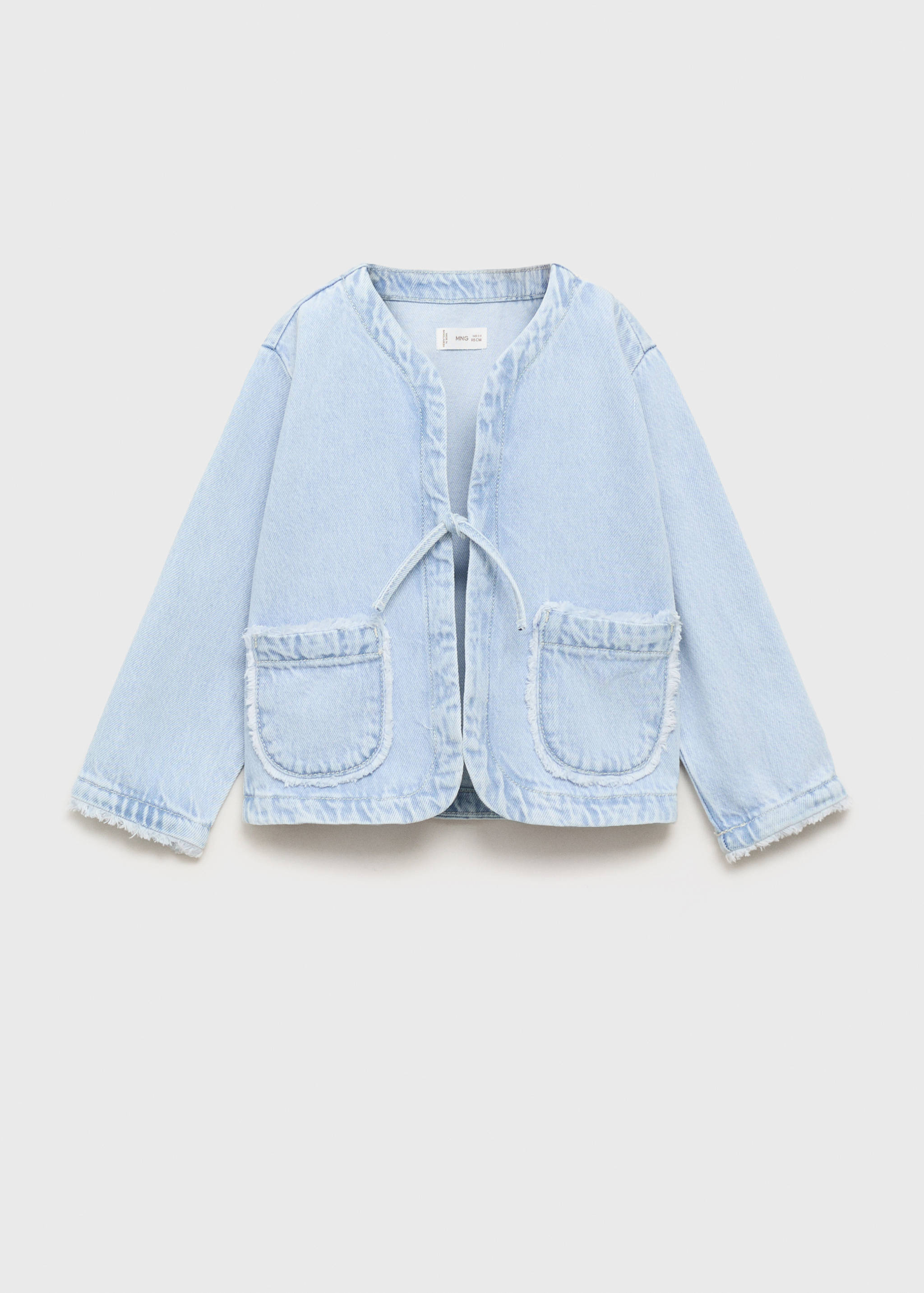Denim jacket with bow - Article without model