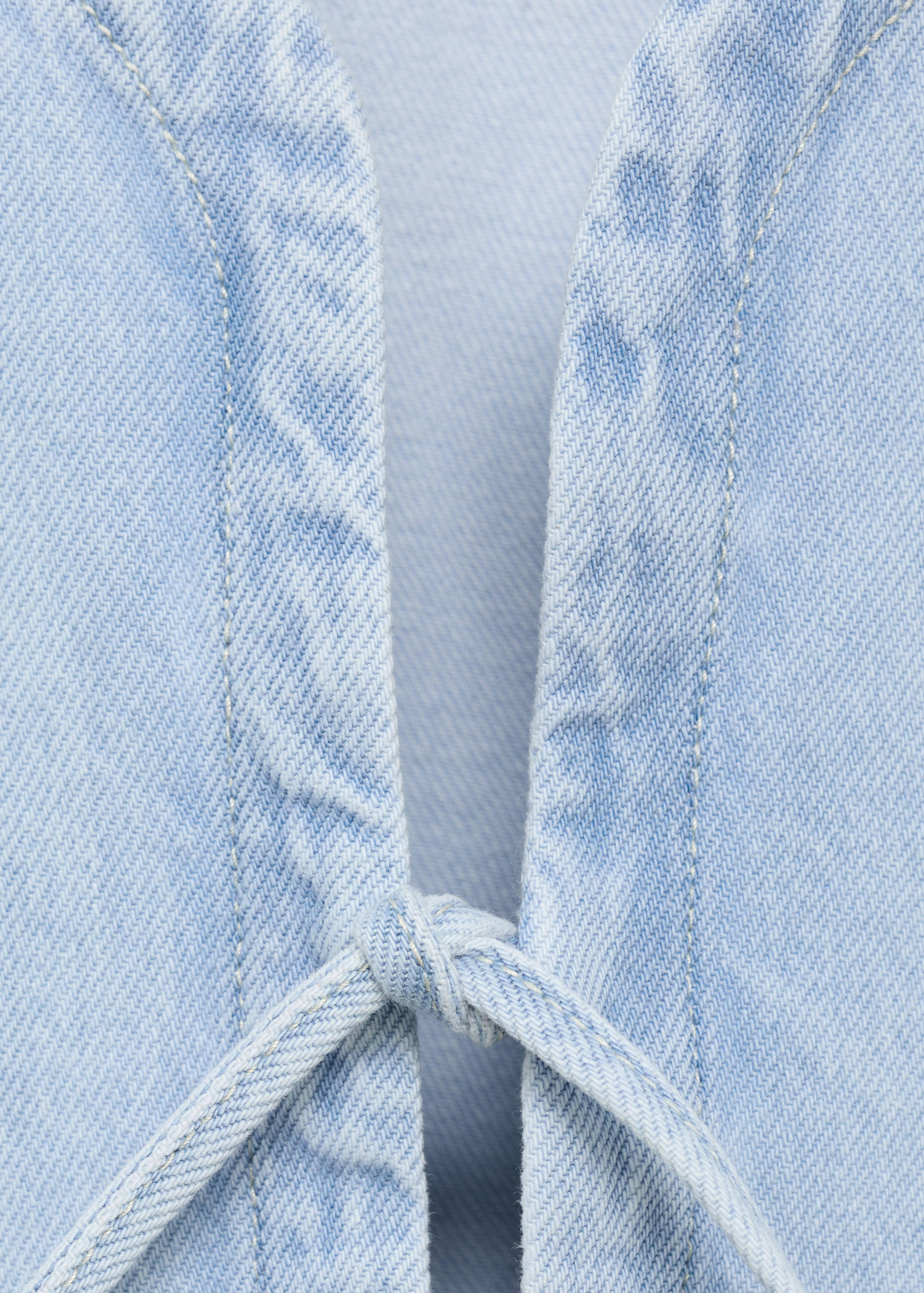 Denim jacket with bow - Details of the article 8