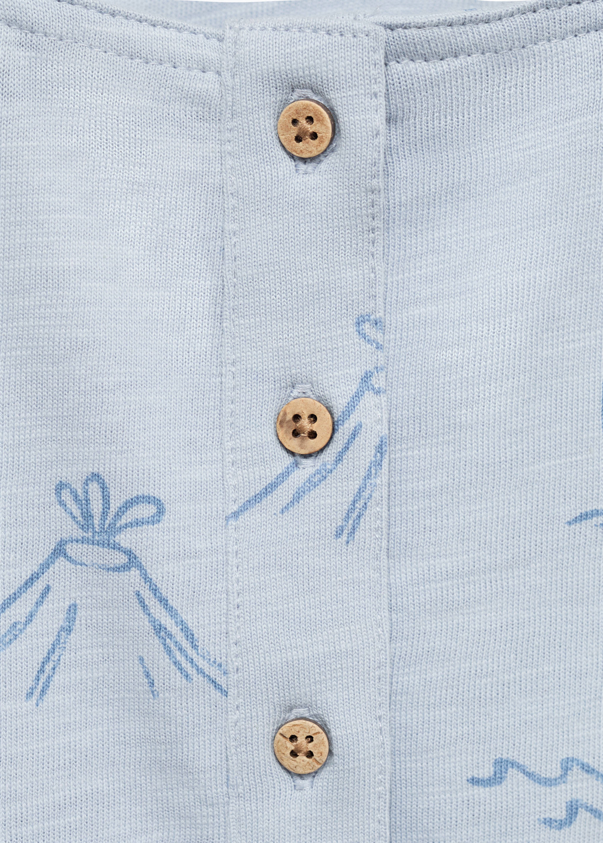 Palm-print dungarees - Details of the article 0