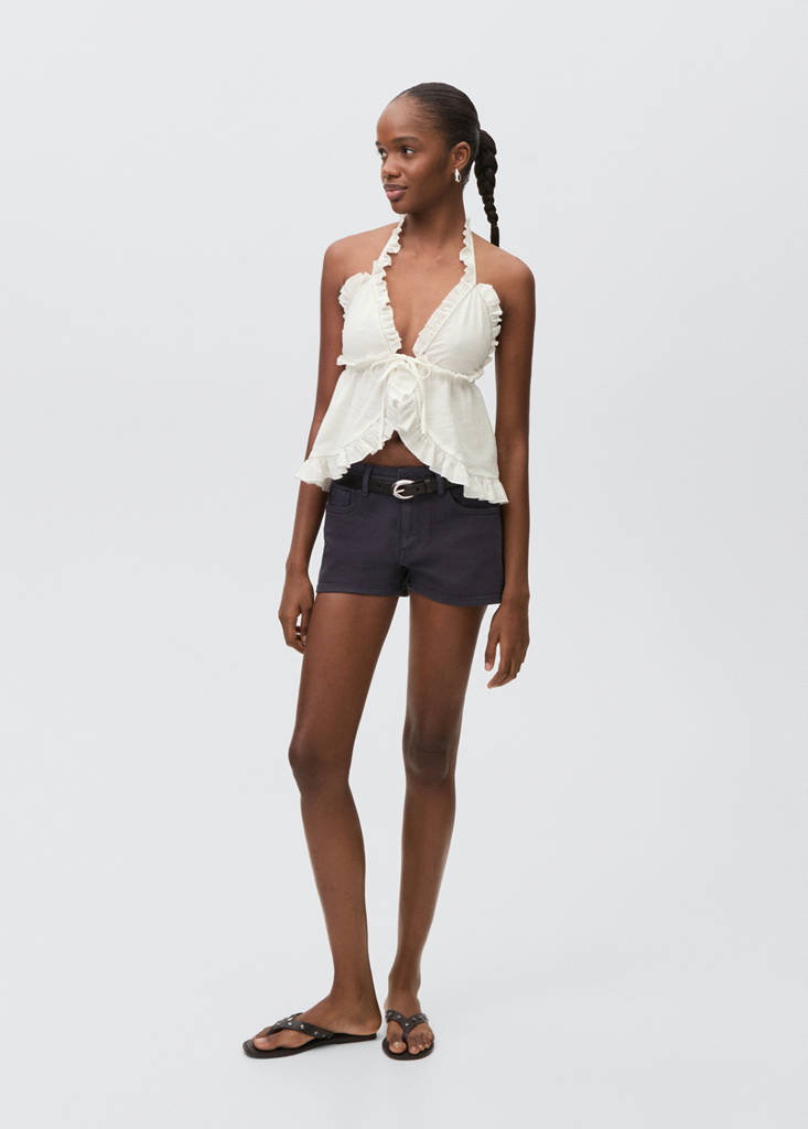 Top with bow closure — Off White
