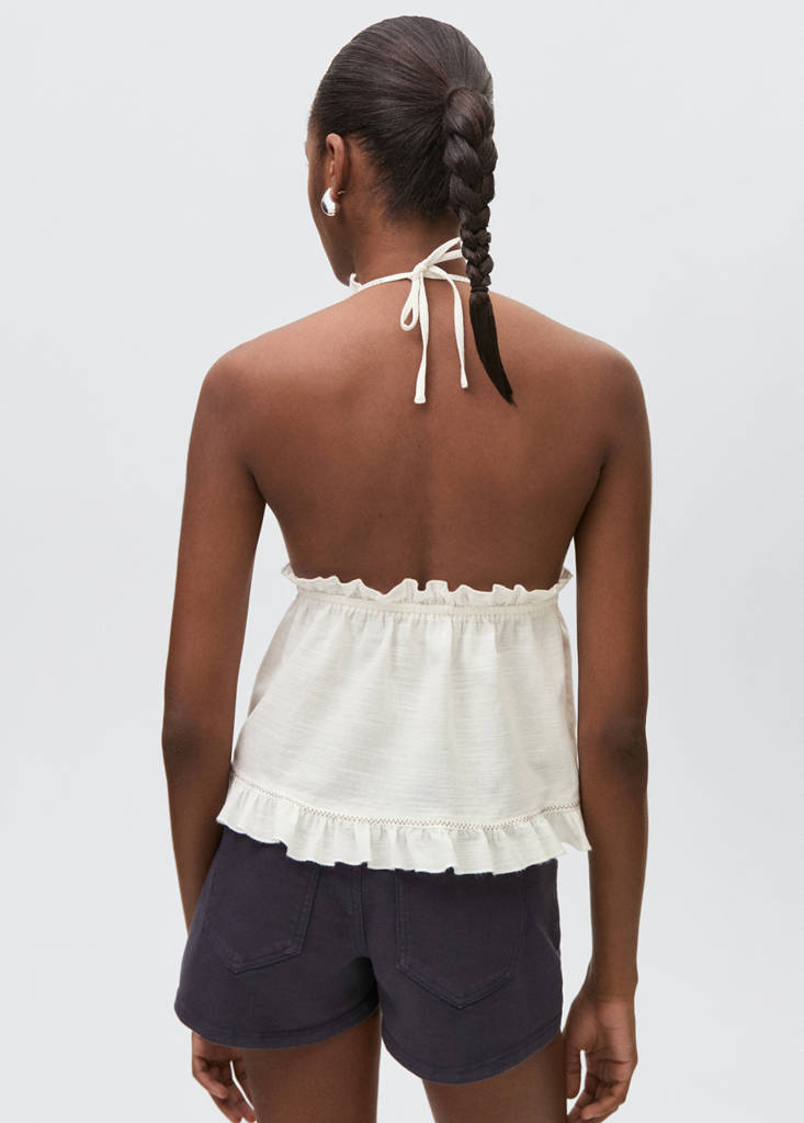Top with bow closure — Off White
