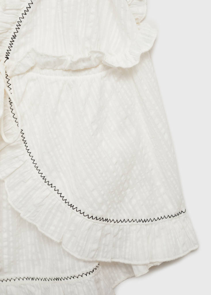 Top with bow closure — Off White