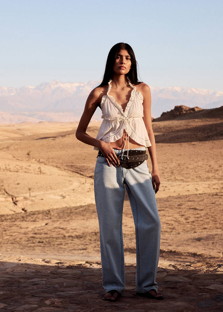 Top with bow closure — Off White
