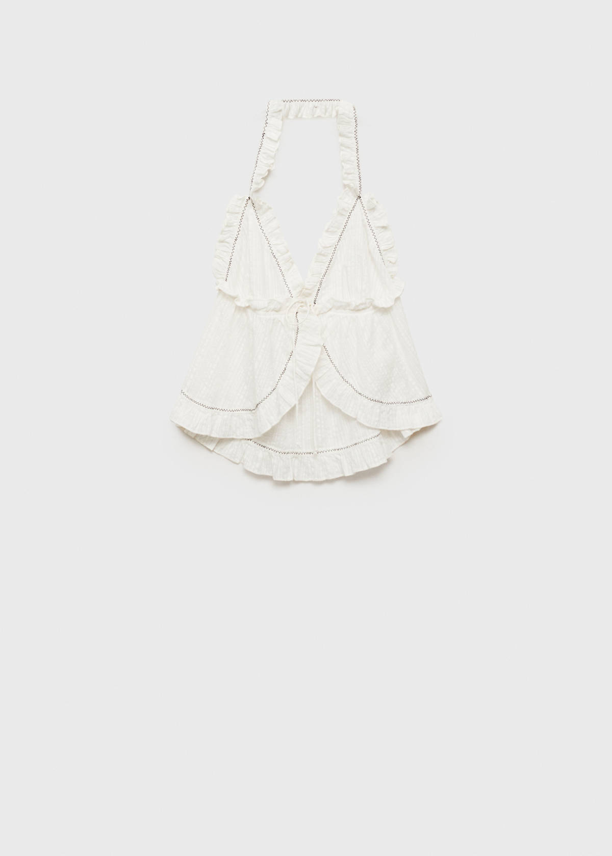 Top with bow closure — Off White