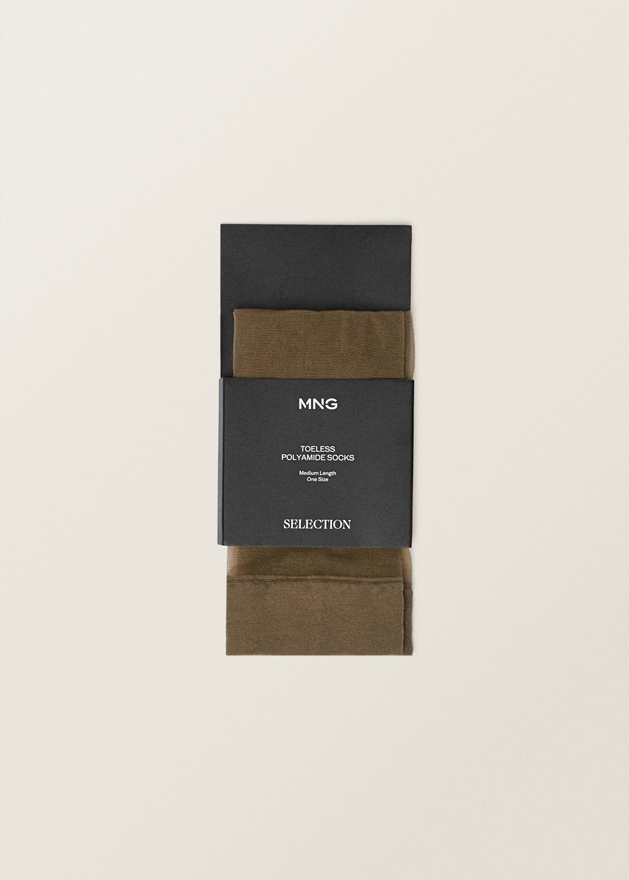 Λεπτές ημιδιάφανες κάλτσες με άνοιγμα - Λεπτομέρεια του προϊόντος 2