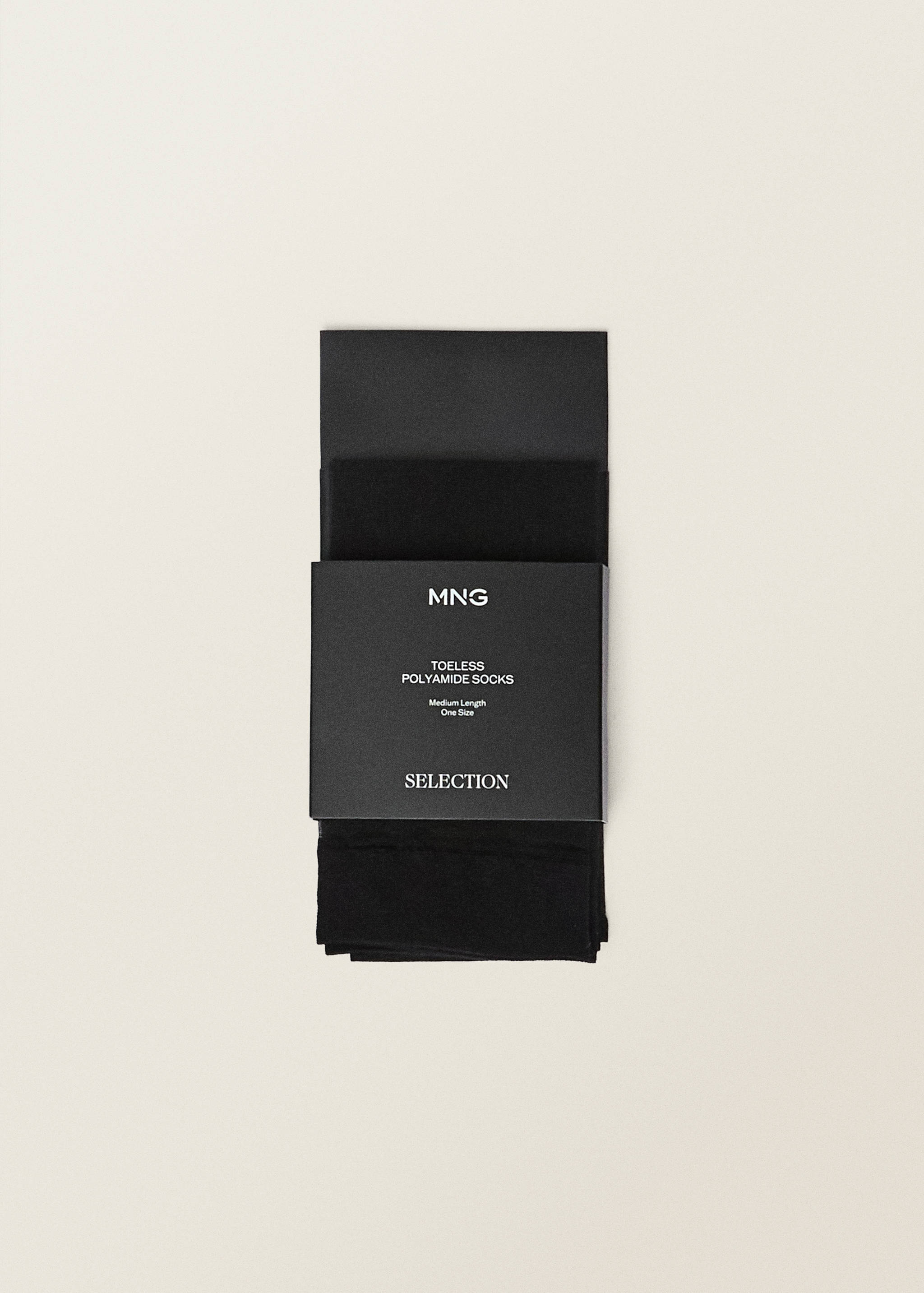 Λεπτές ημιδιάφανες κάλτσες με άνοιγμα - Λεπτομέρεια του προϊόντος 2