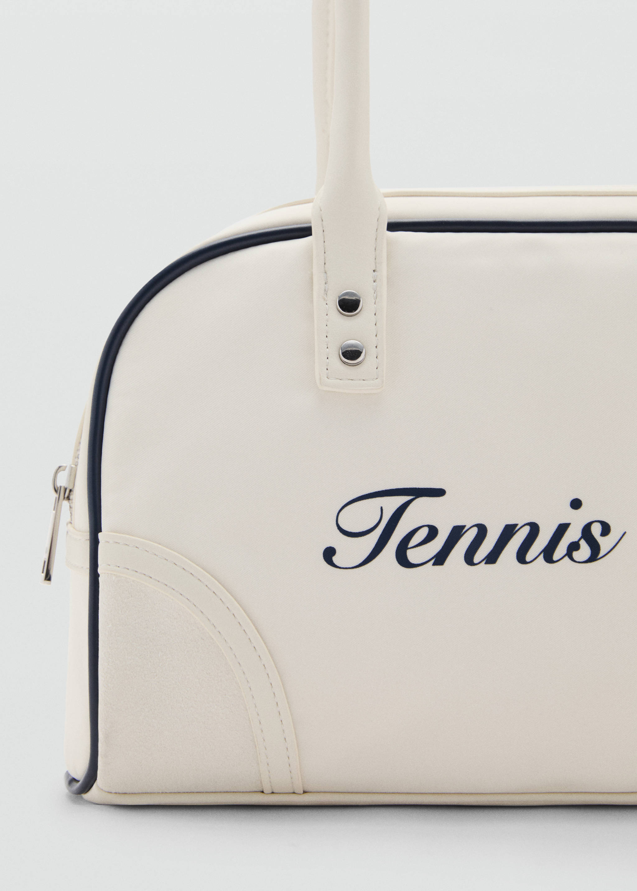 Shoulder bag with printed message - Details of the article 1