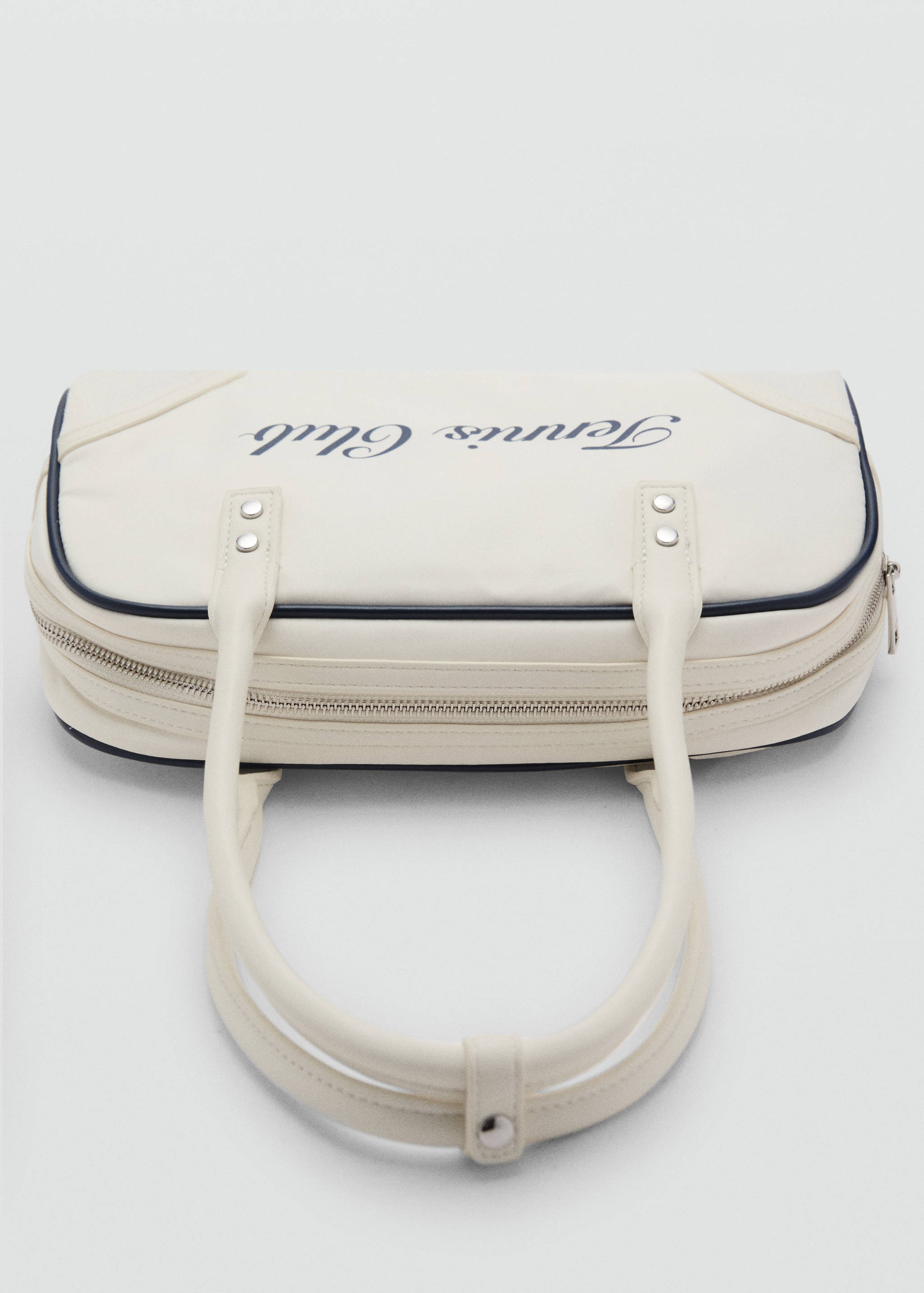 Shoulder bag with printed message - Details of the article 2