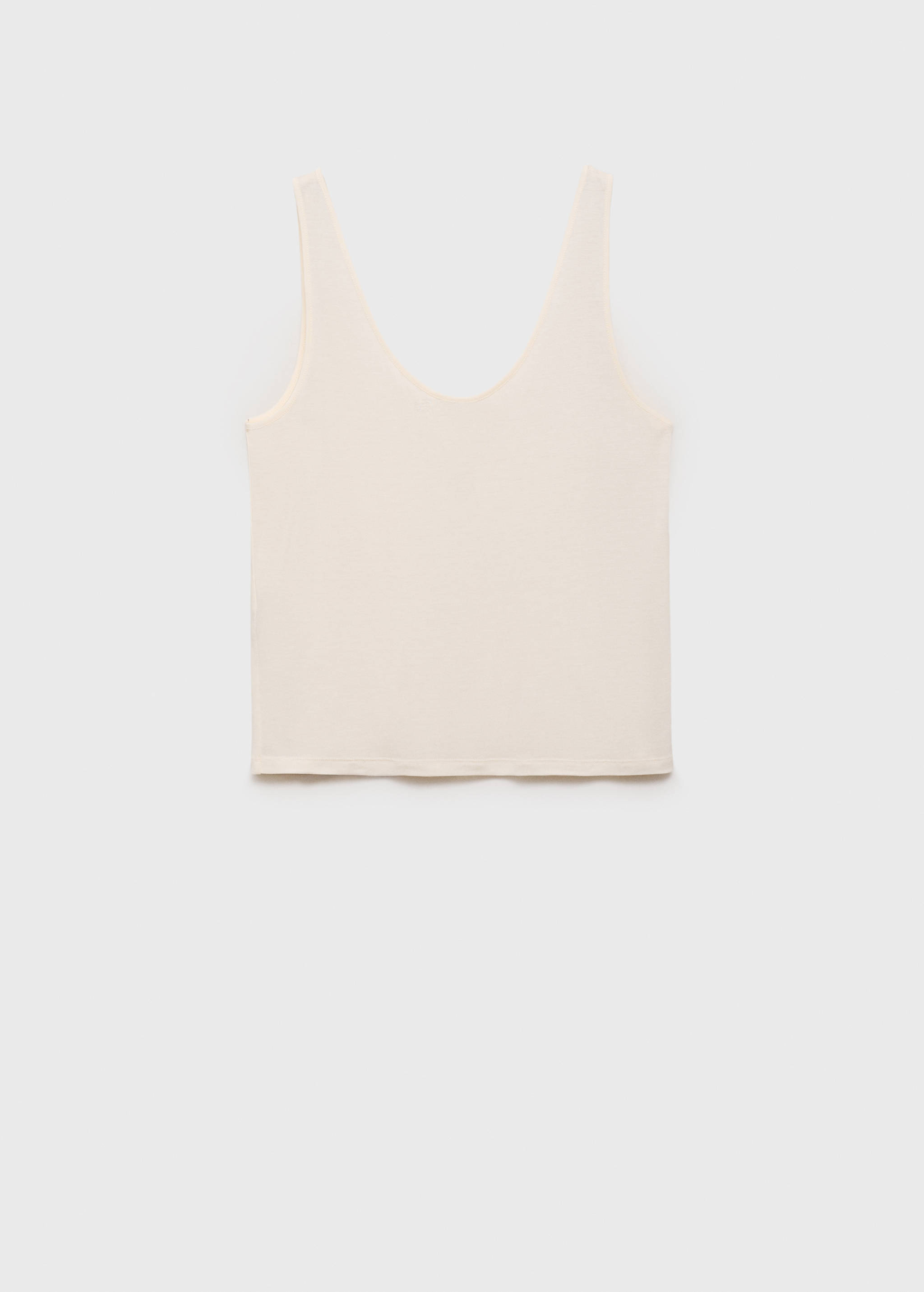 Low-neck lyocell top - Article without model