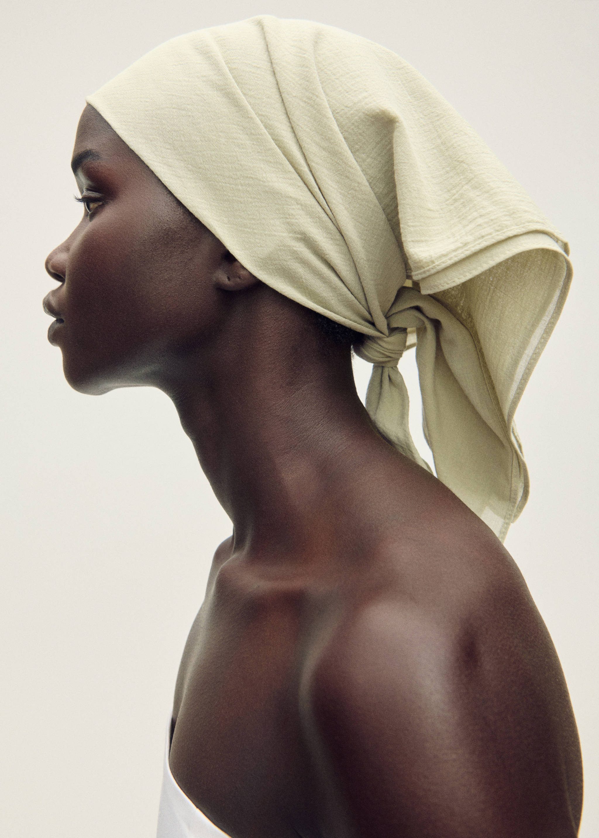 Pañuelo algodón liso - Plano general