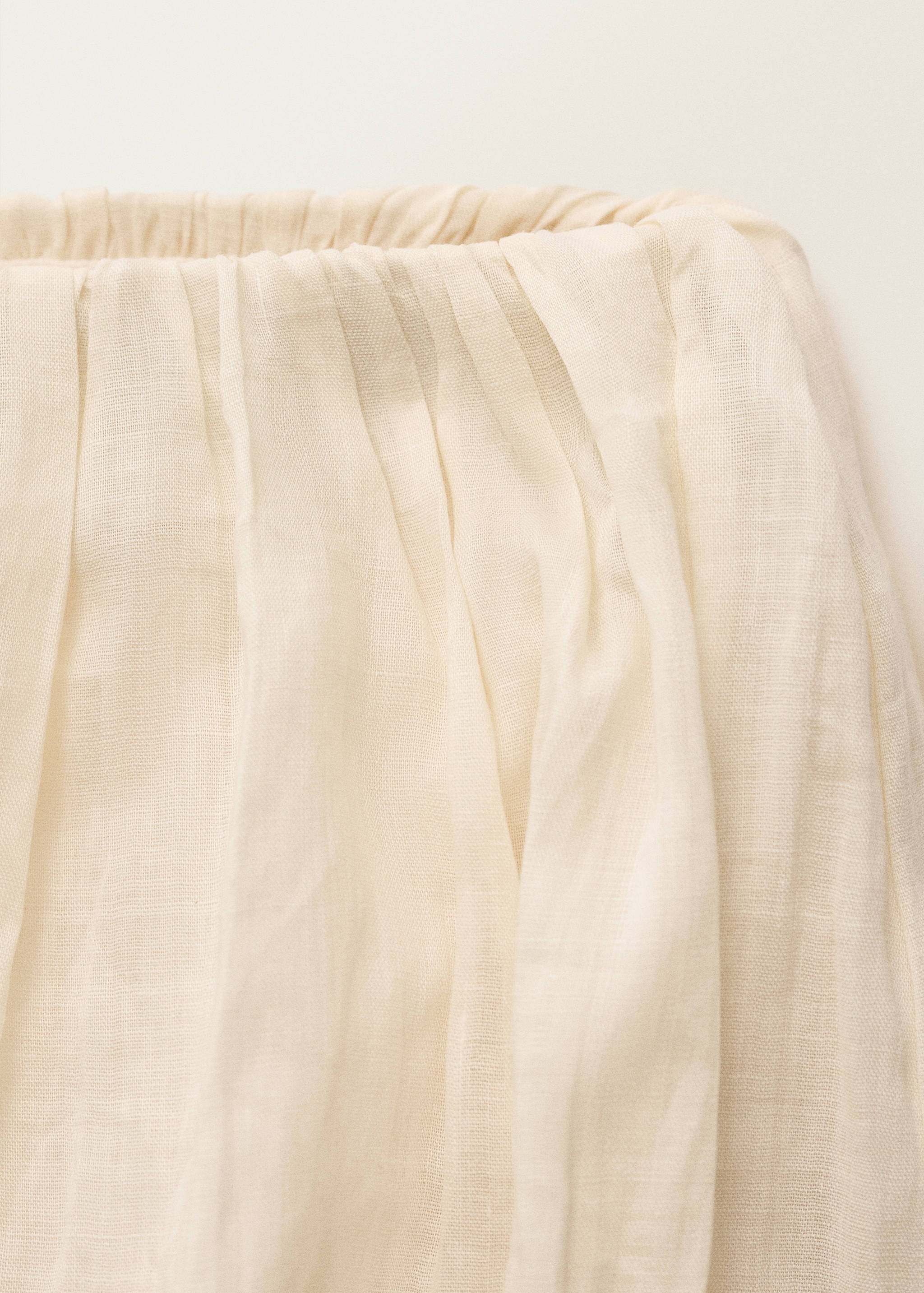 Ramie balloon skirt - Details of the article 0