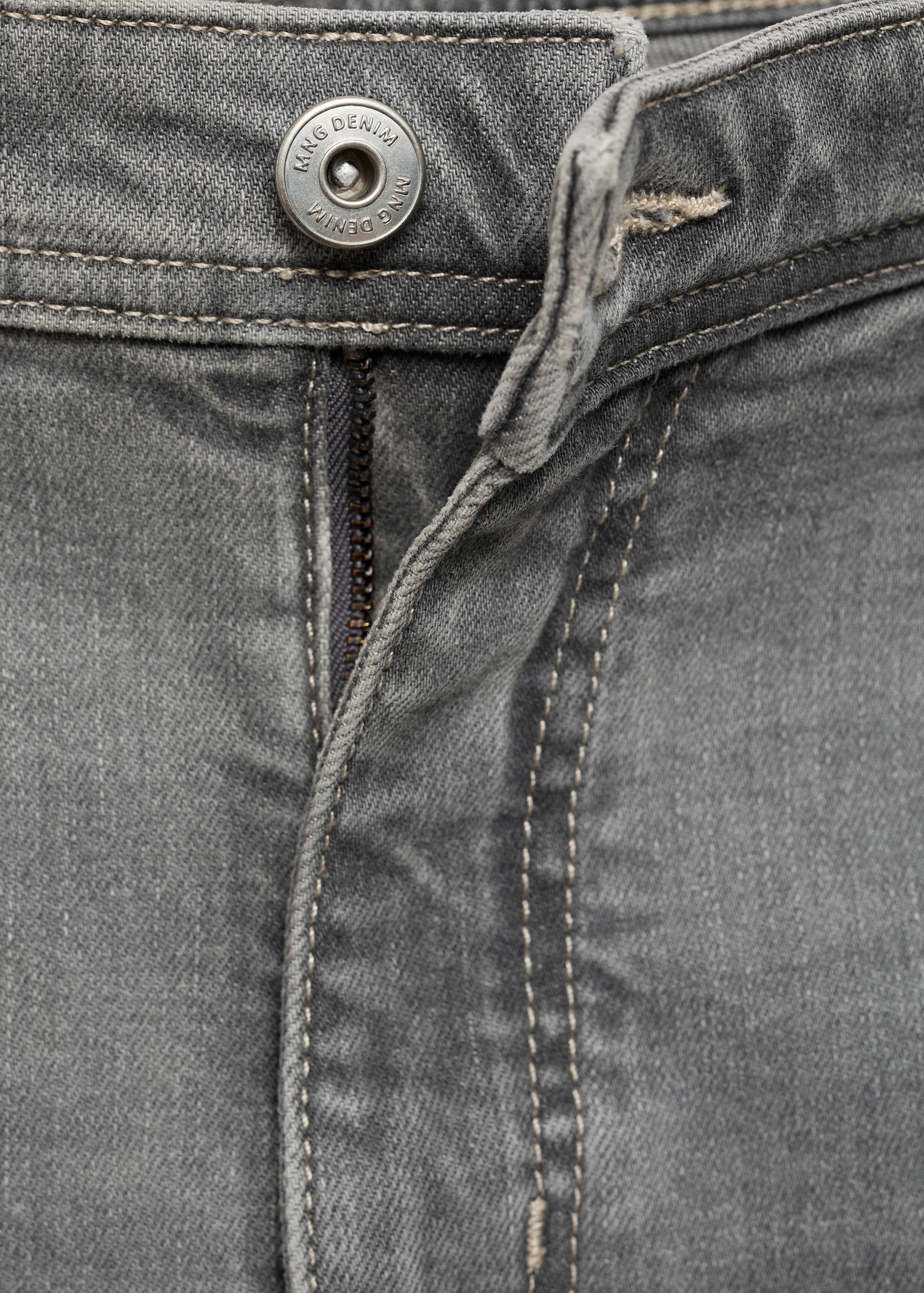 Slim Fit-Jeans Jan mit grauer Waschung - Detail des Artikels 0