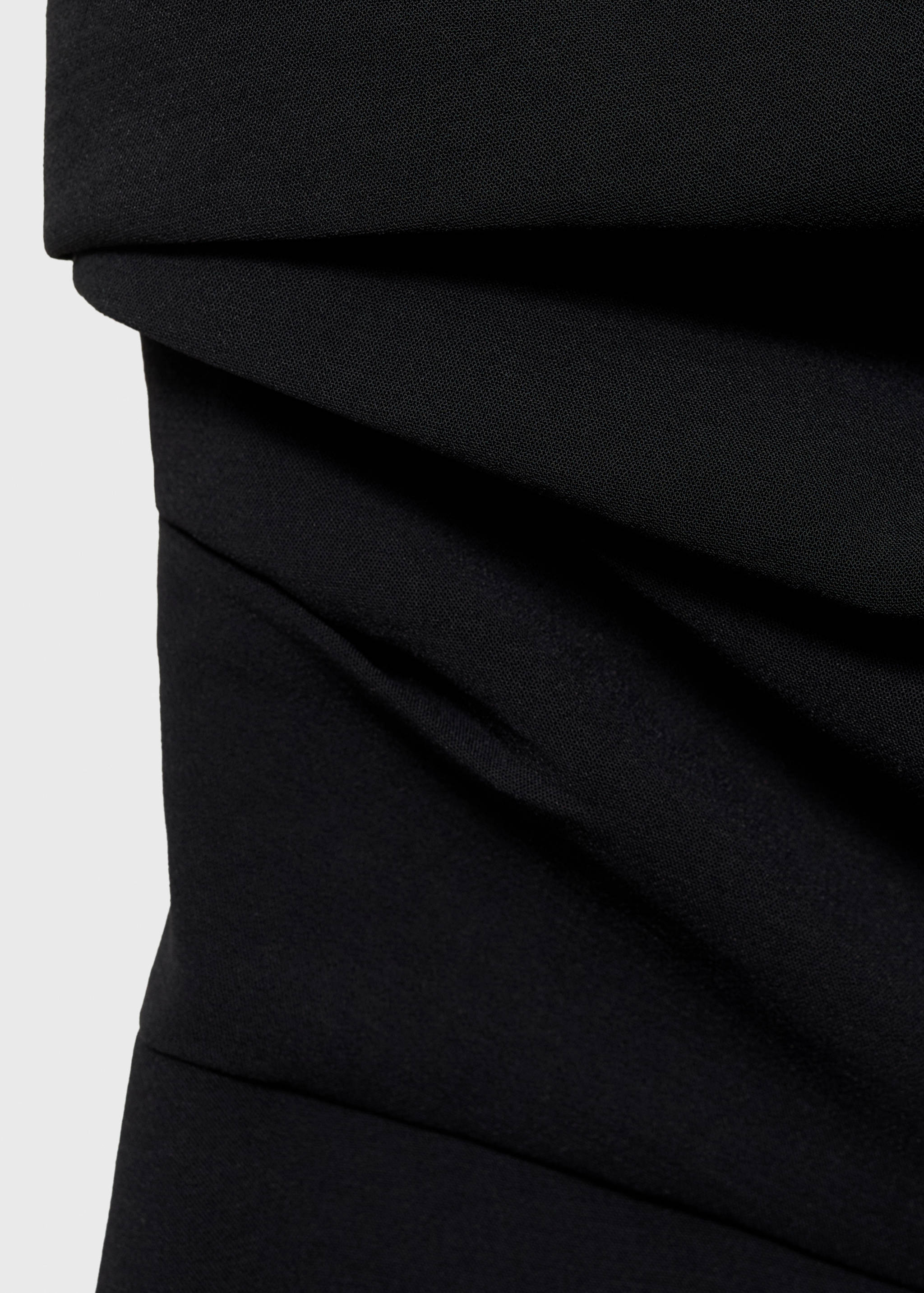Asymmetrical jumpsuit with draped detail - Details of the article 8