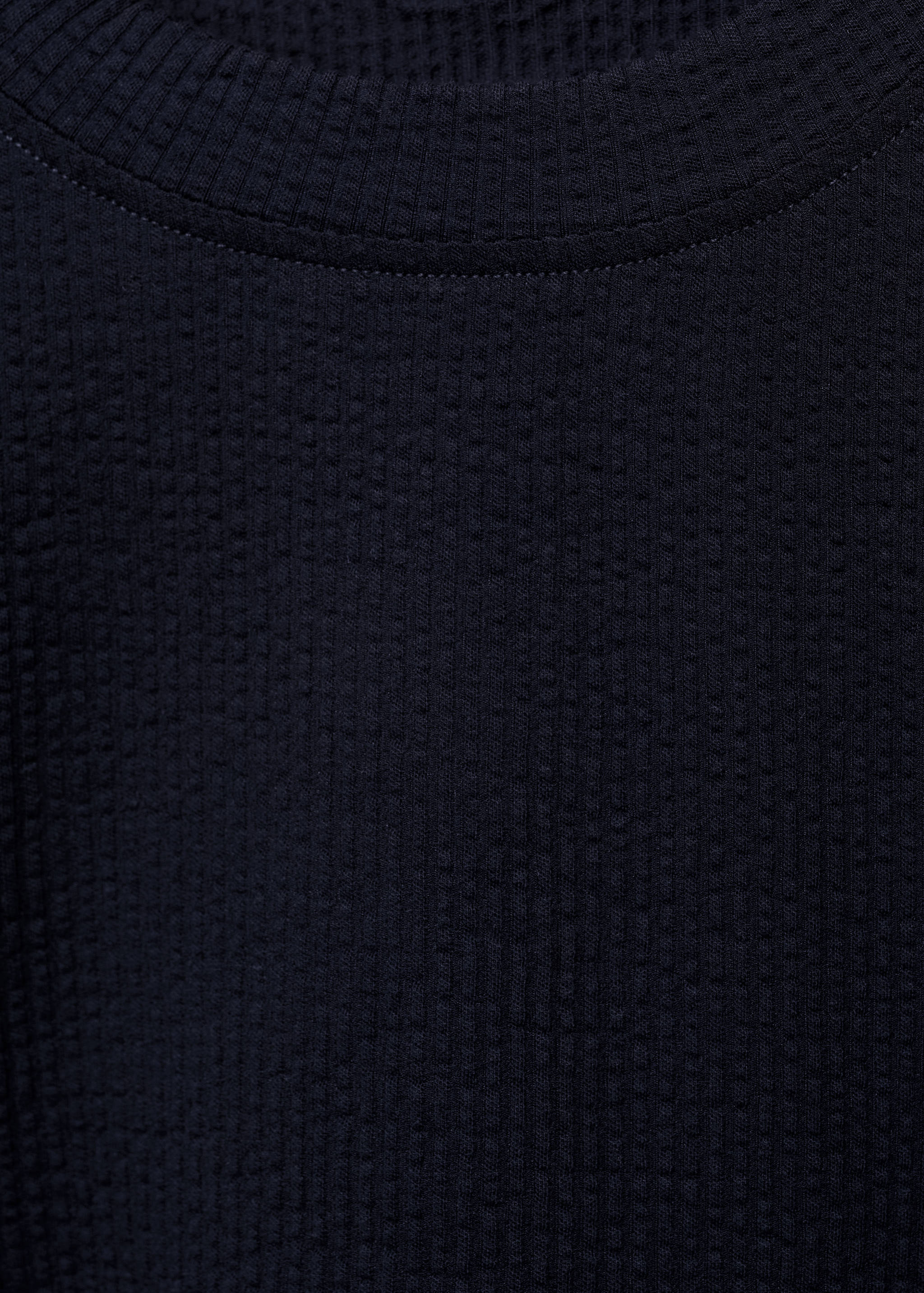 Cotton seersucker t-shirt - Details of the article 8