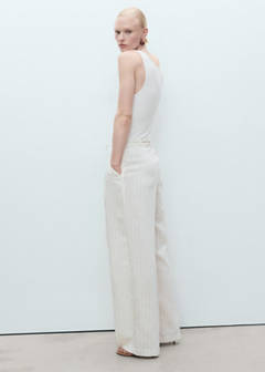 Striped combined knitted jumpsuit — Off White 3