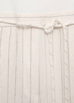 Striped combined knitted jumpsuit — Off White 8