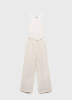 Striped combined knitted jumpsuit — Off White 6