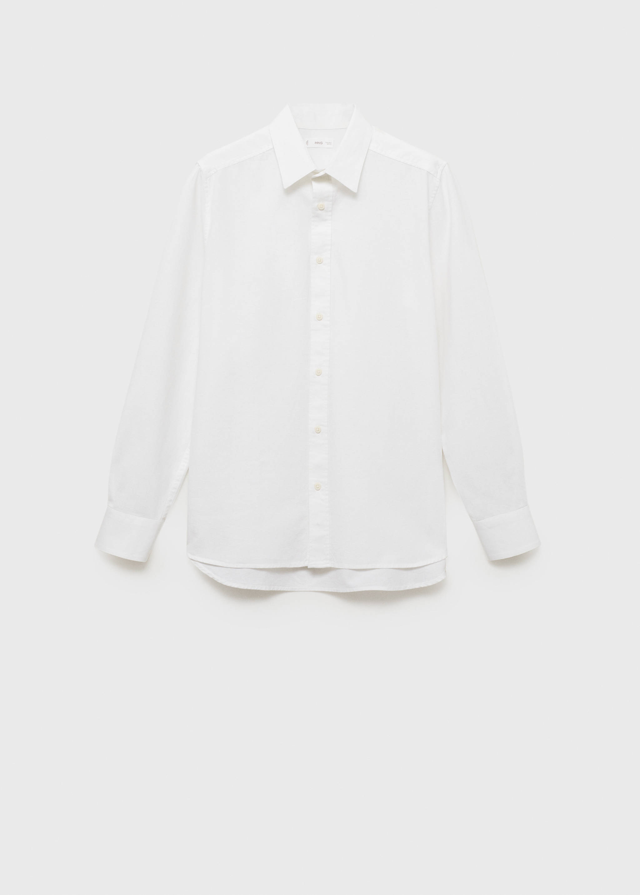 Linen oxford shirt - Article without model