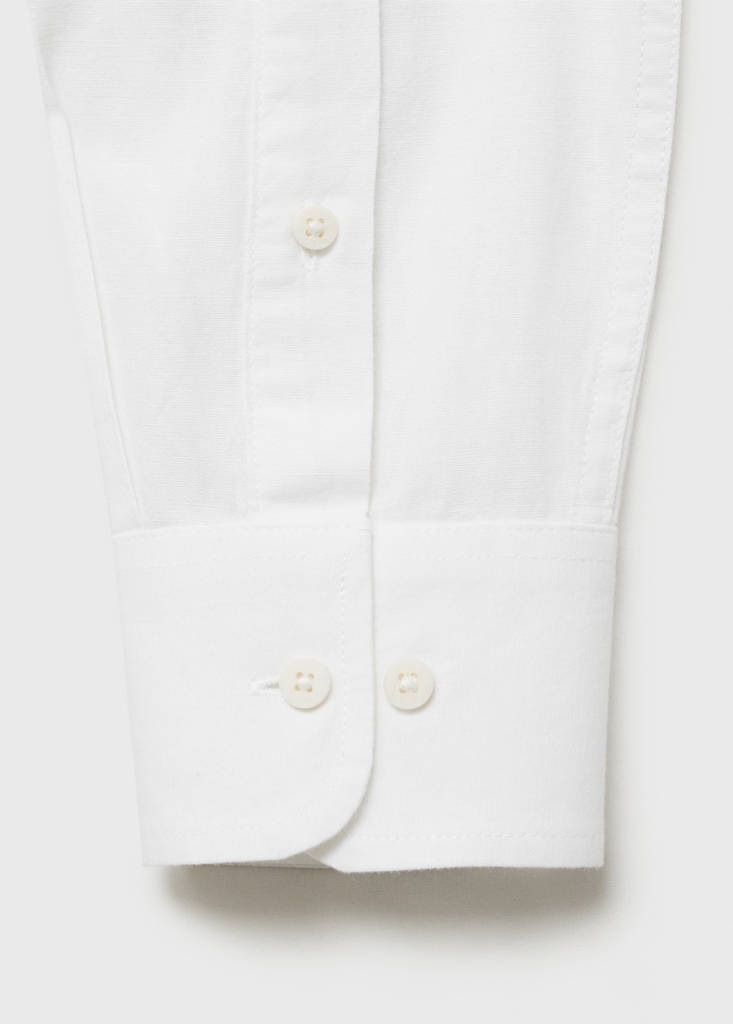 Linen oxford shirt — Off White