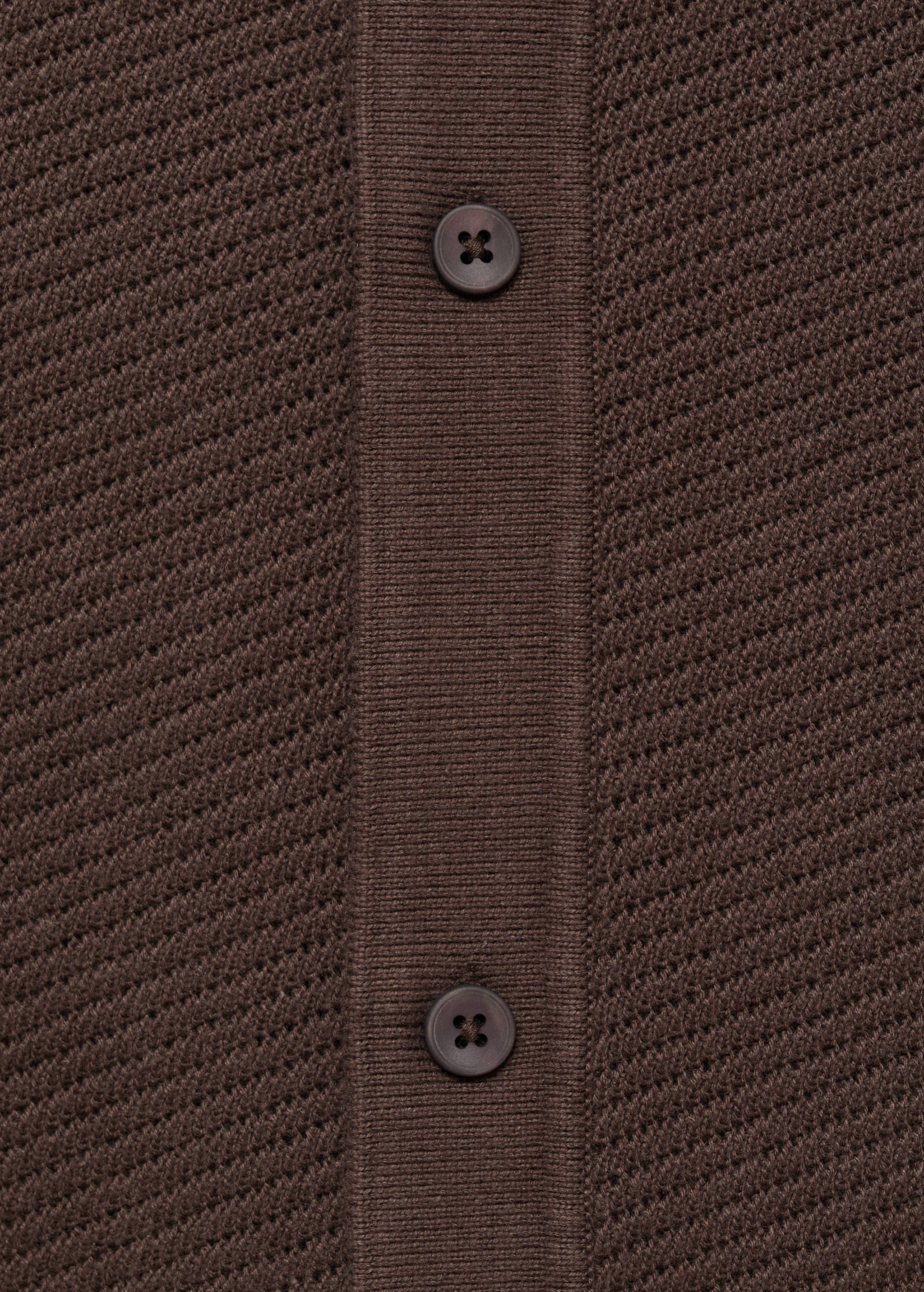 Openwork knitted structured shirt - Details of the article 0