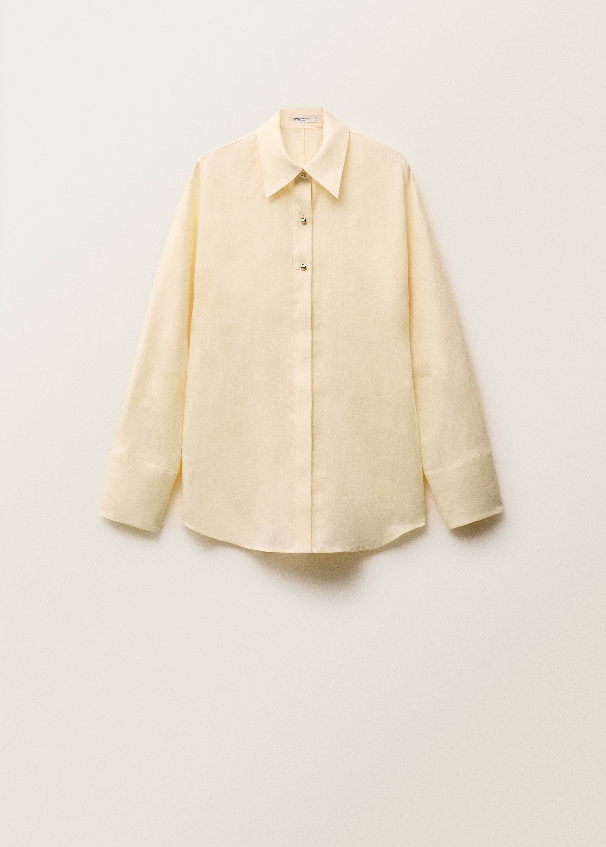 Linen shirt with button detail - Article without model