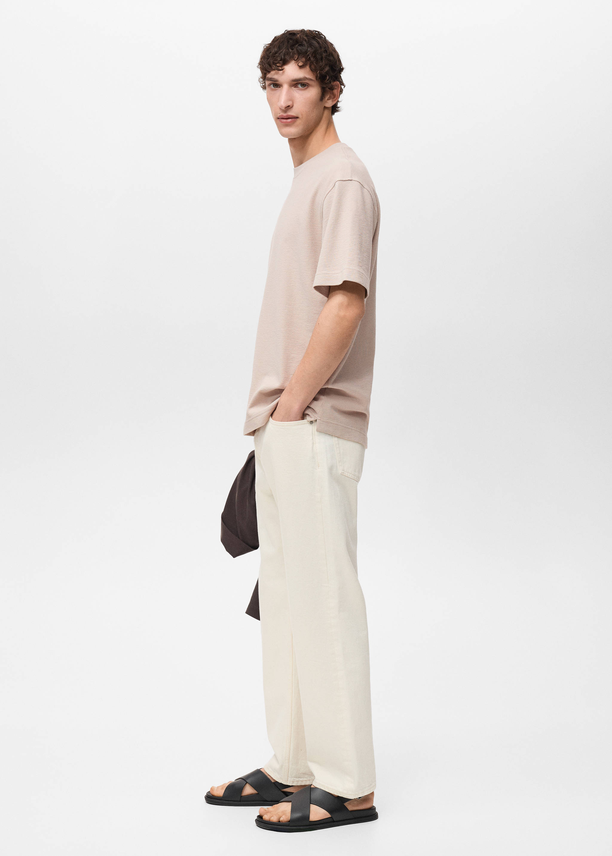 Structured relaxed-fit t-shirt - Details of the article 2