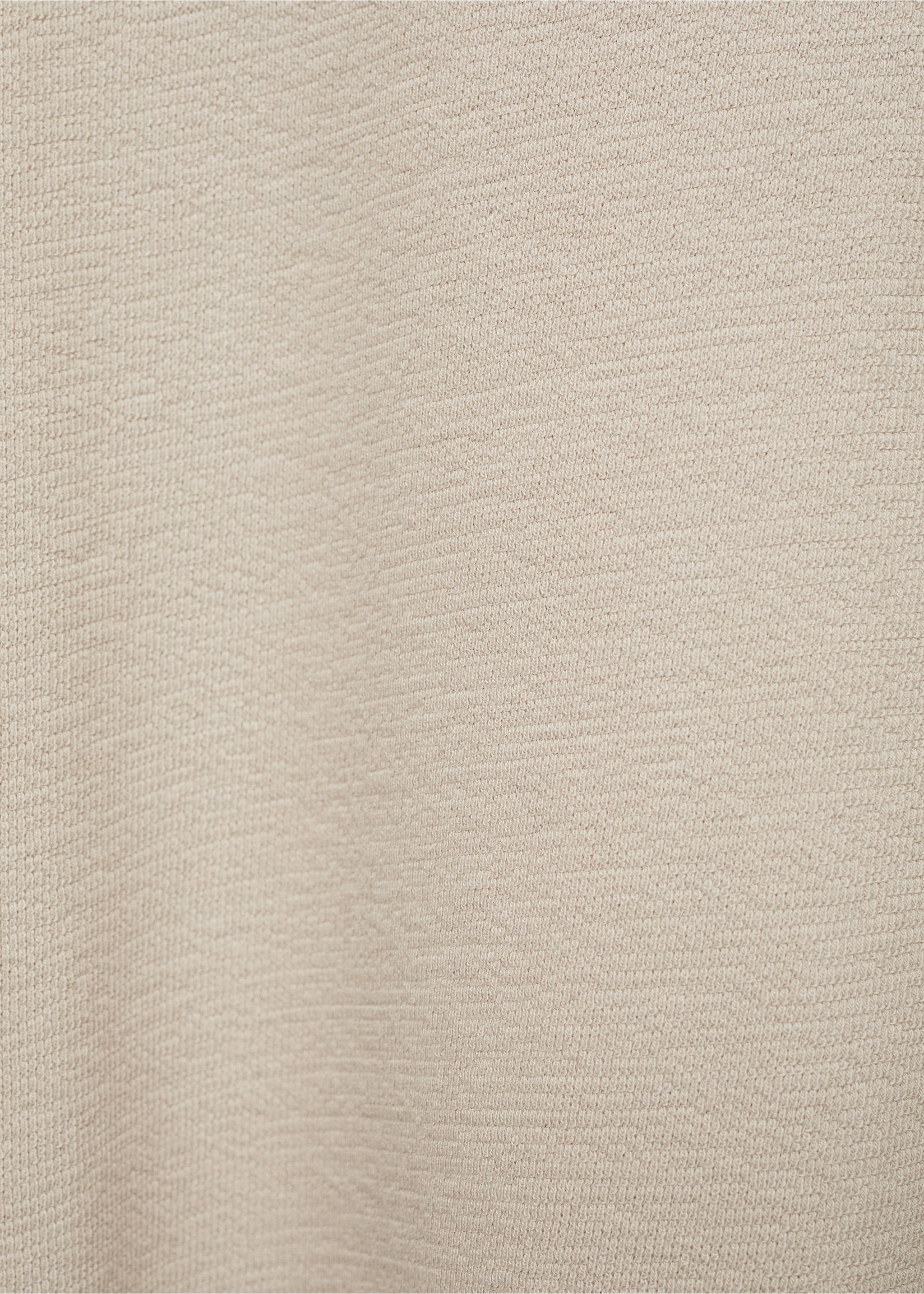 Relaxed-fit T-shirt met structuur - Detail van het artikel 0, Open beige. Ref: 87077901-00.