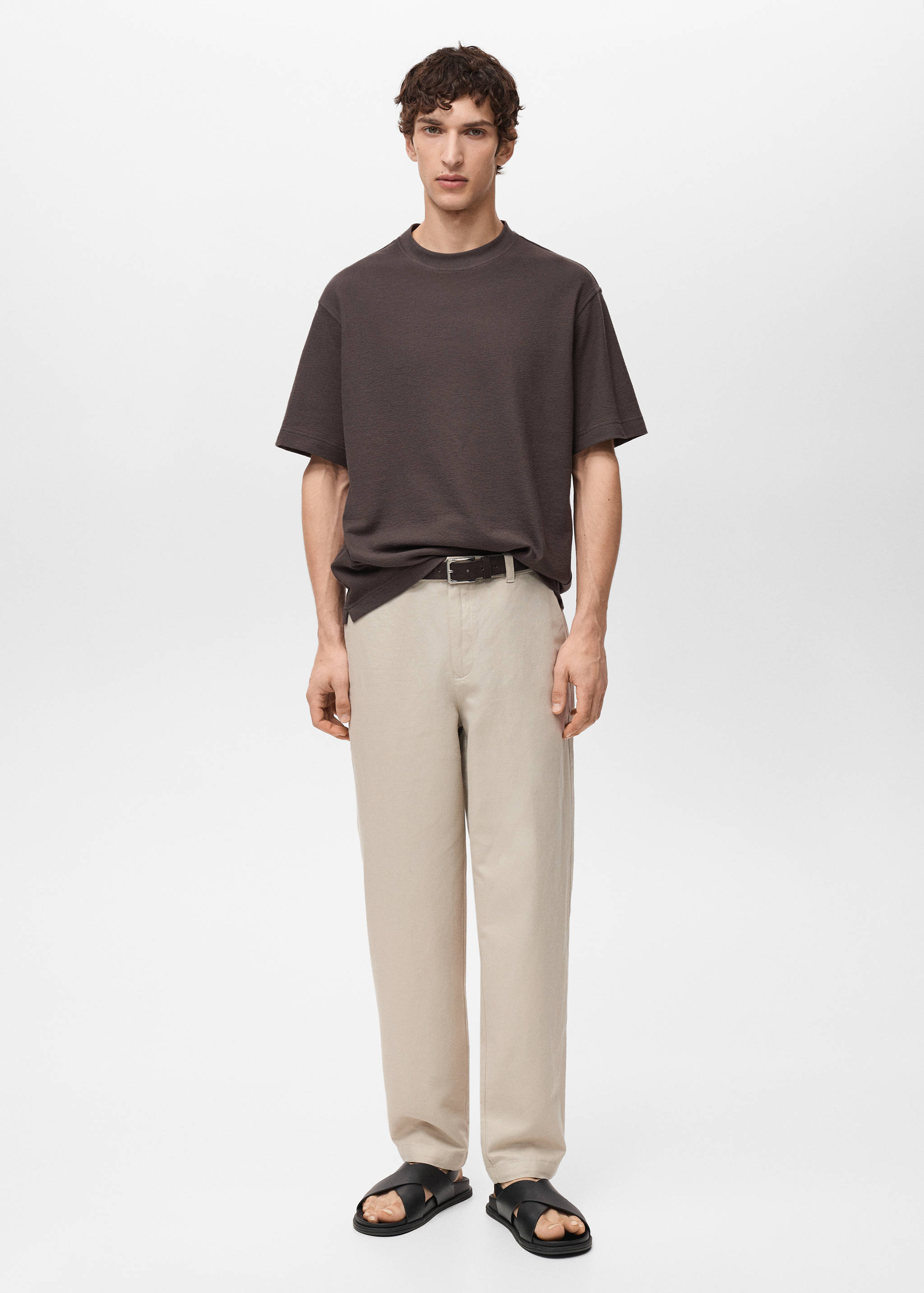 Structured relaxed-fit t-shirt - General plane