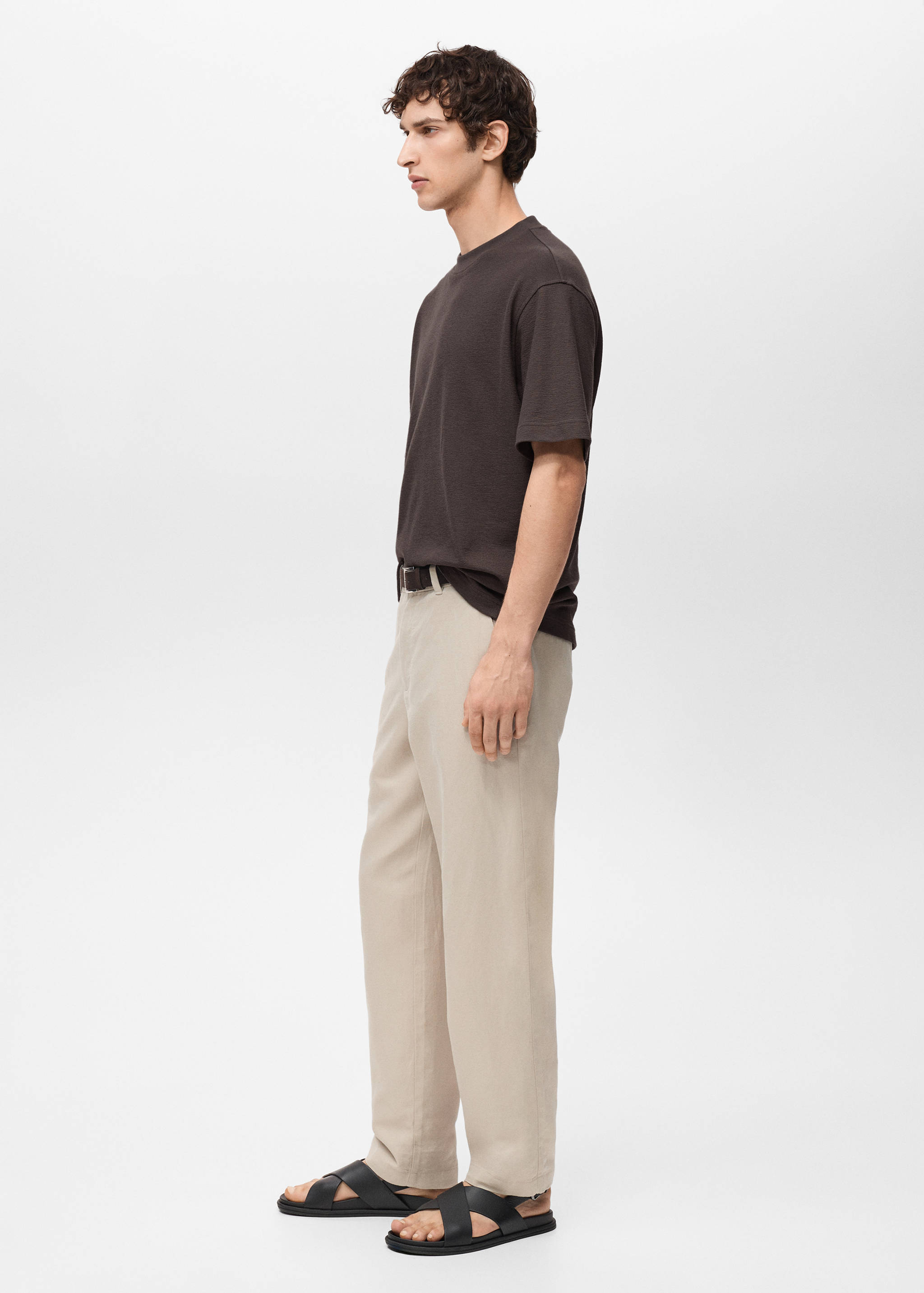 Structured relaxed-fit t-shirt - Details of the article 2
